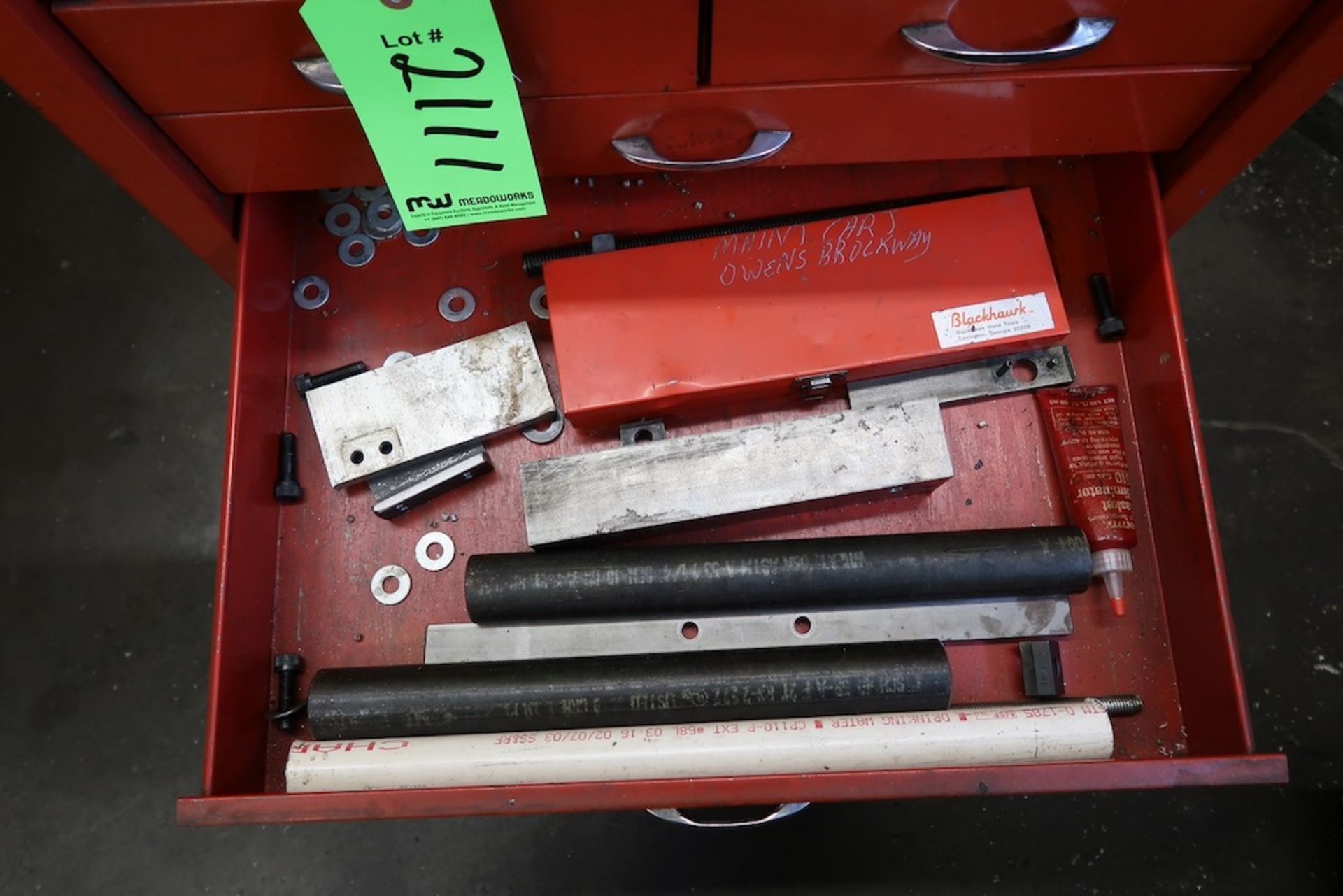 9-Drawer Tool Cart with Assorted Mill Set-Up Tooling and Hardware, Etc. - Image 6 of 9