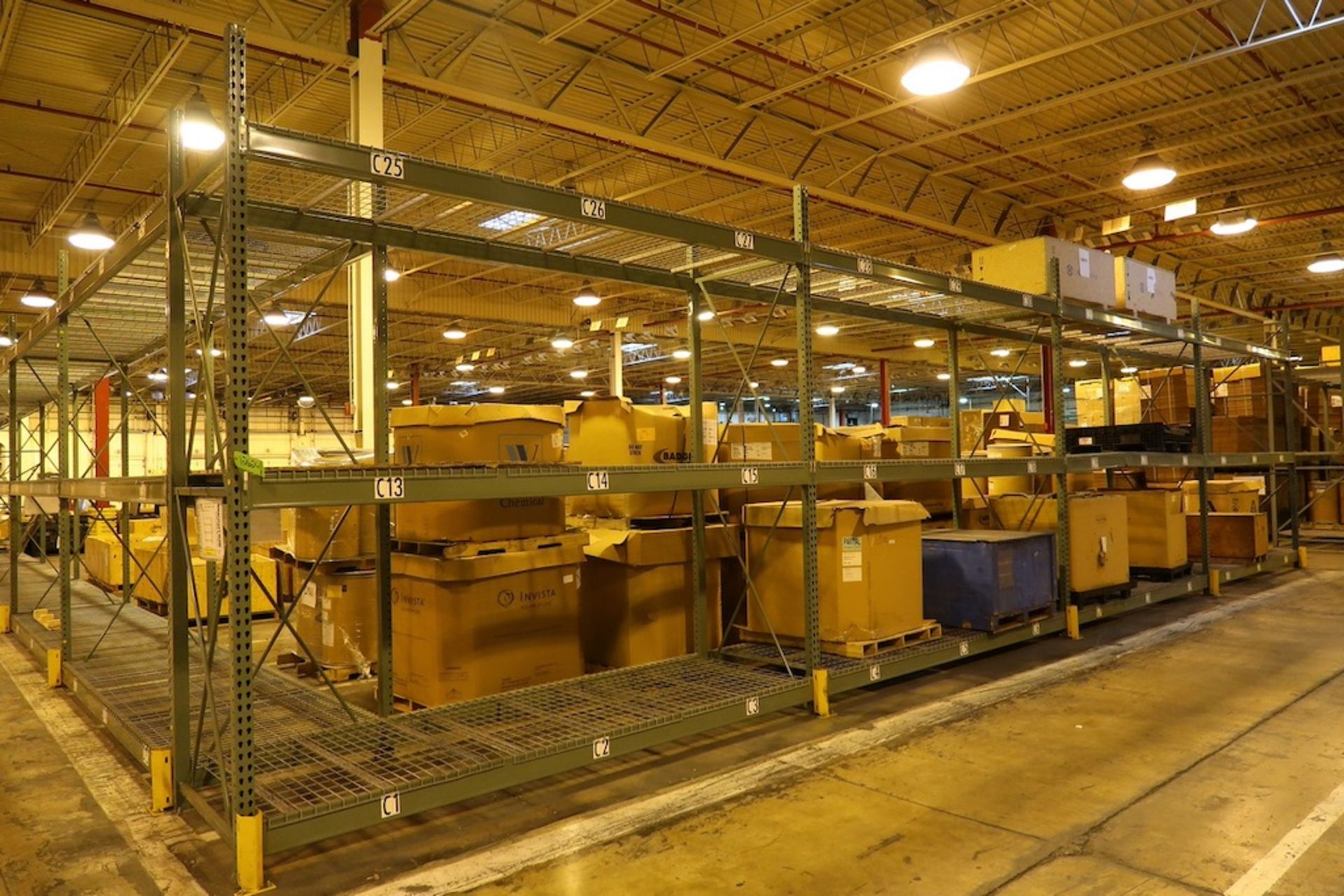 4-Sections of Pallet Racking (NO Contents)