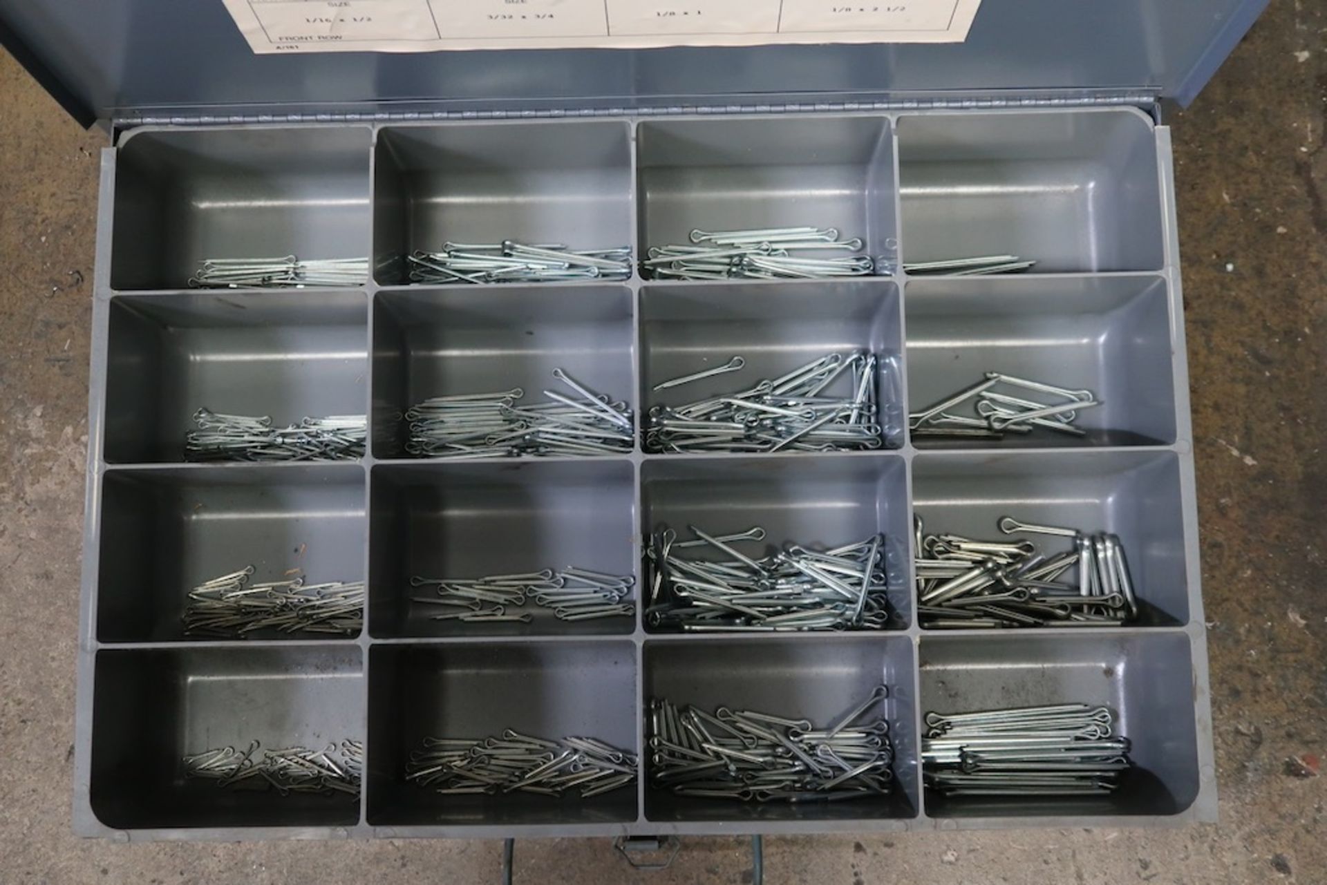 Remaining Contents of Tool Room Cage, Including Hardware Organizers, Etc. - Image 9 of 20