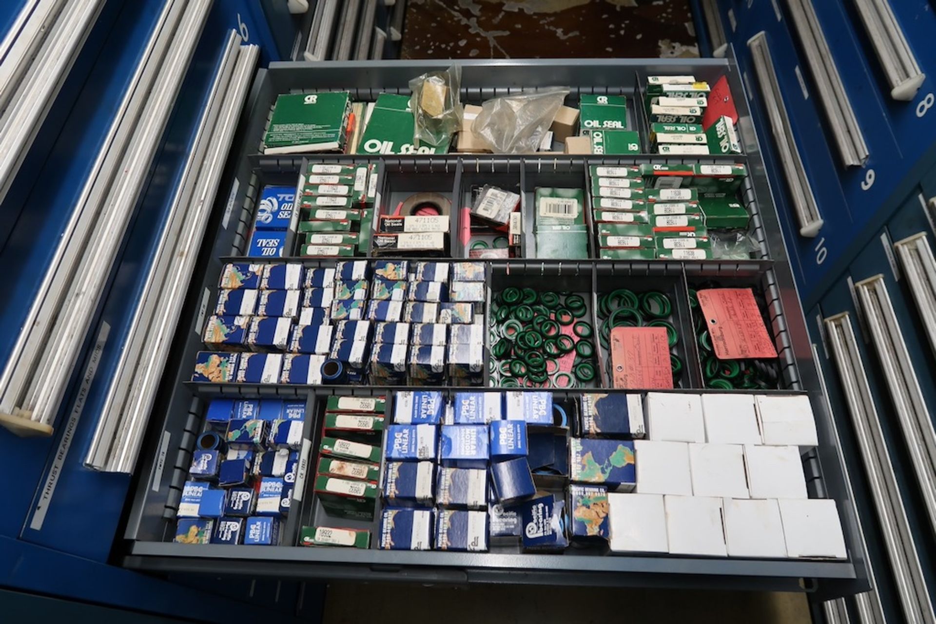 Contents of Parts Storage Mezzanine, Including (18) Stanley Vidmar Heavy Duty Storage Cabinets, Shel - Image 18 of 111