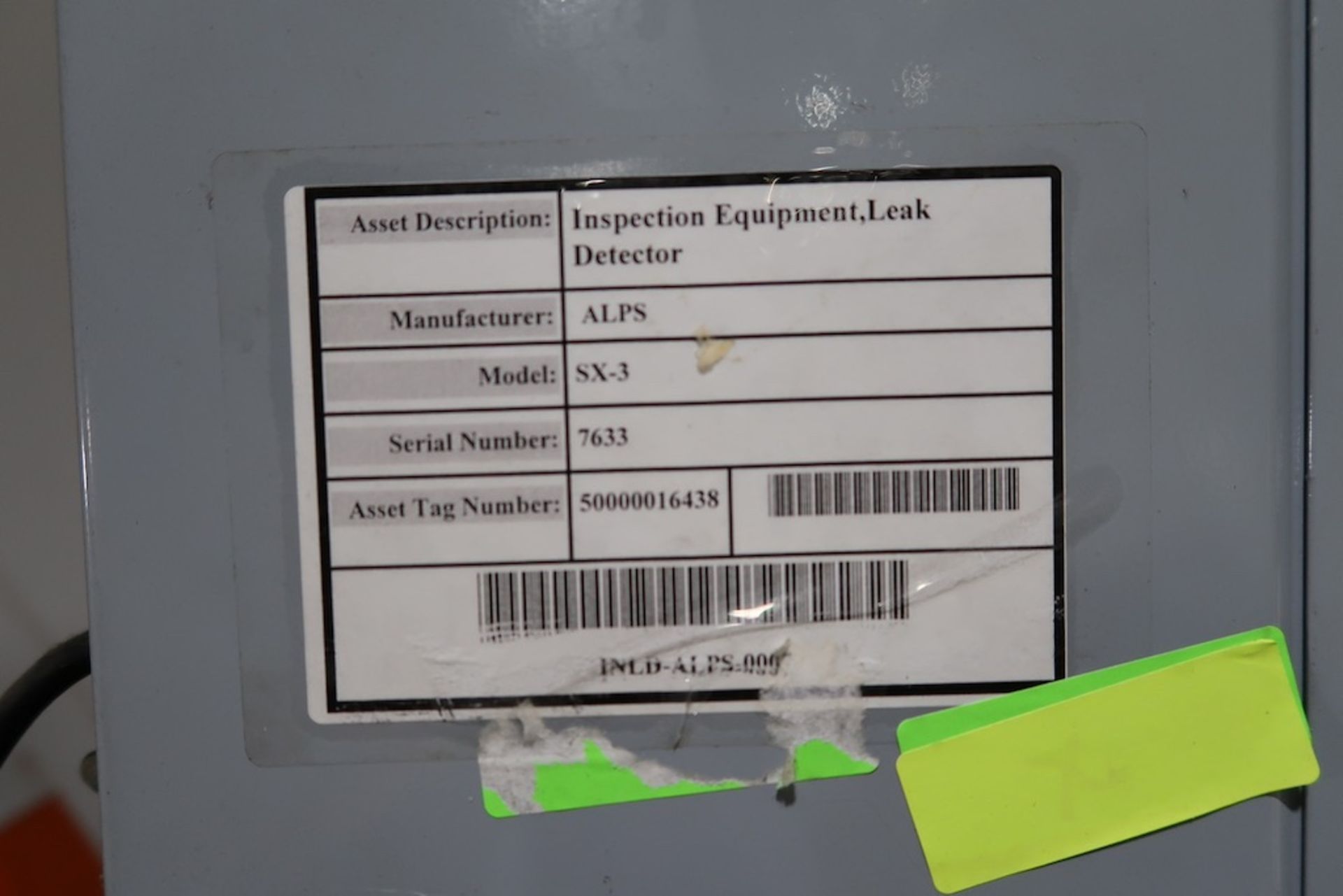 ALPS SX-4 Leak Detector System with S-Transfer Conveyor - Image 4 of 7