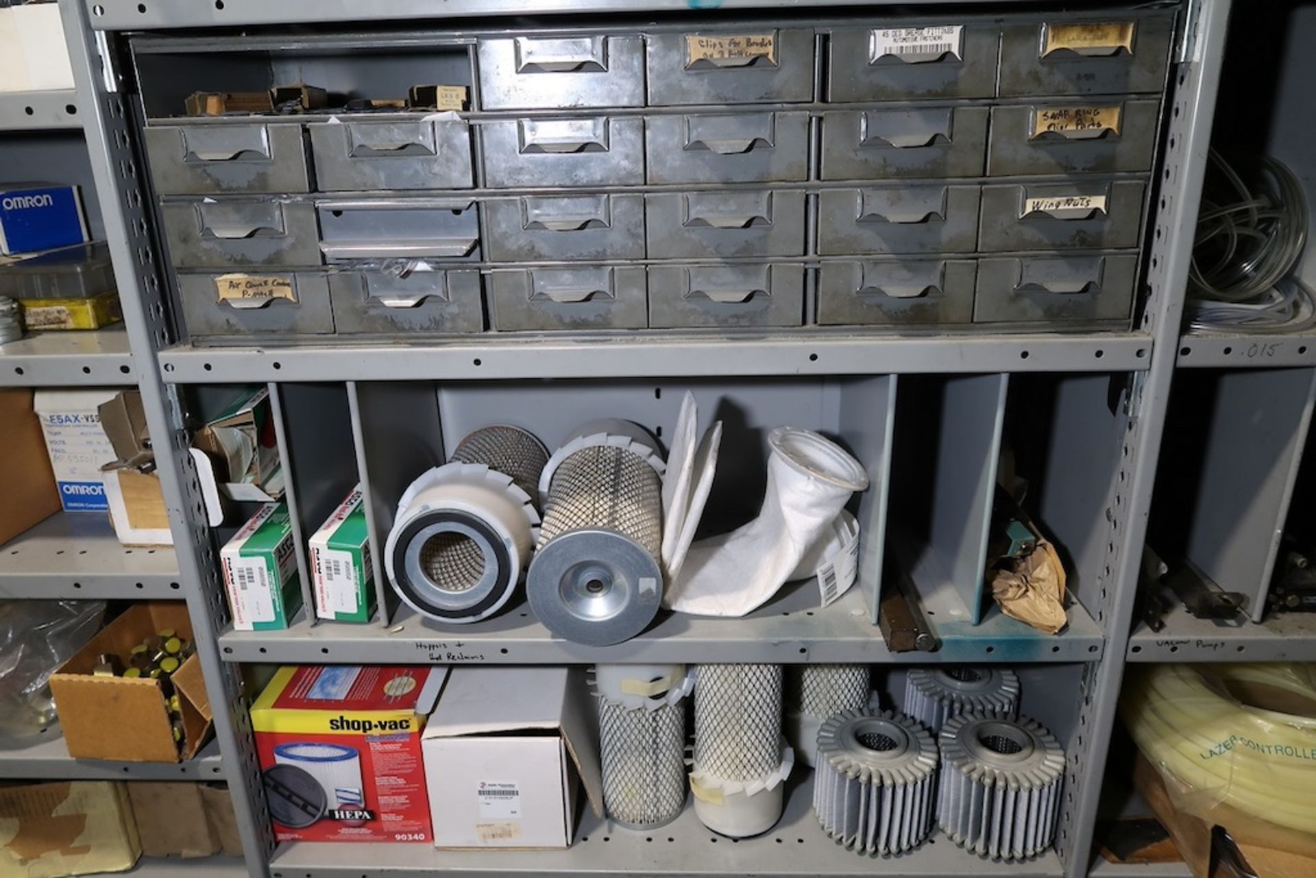 Contents of Maint. Cage, Including (15) Sections of Racking, of Misc Machine Spare Parts, Etc. - Image 46 of 50