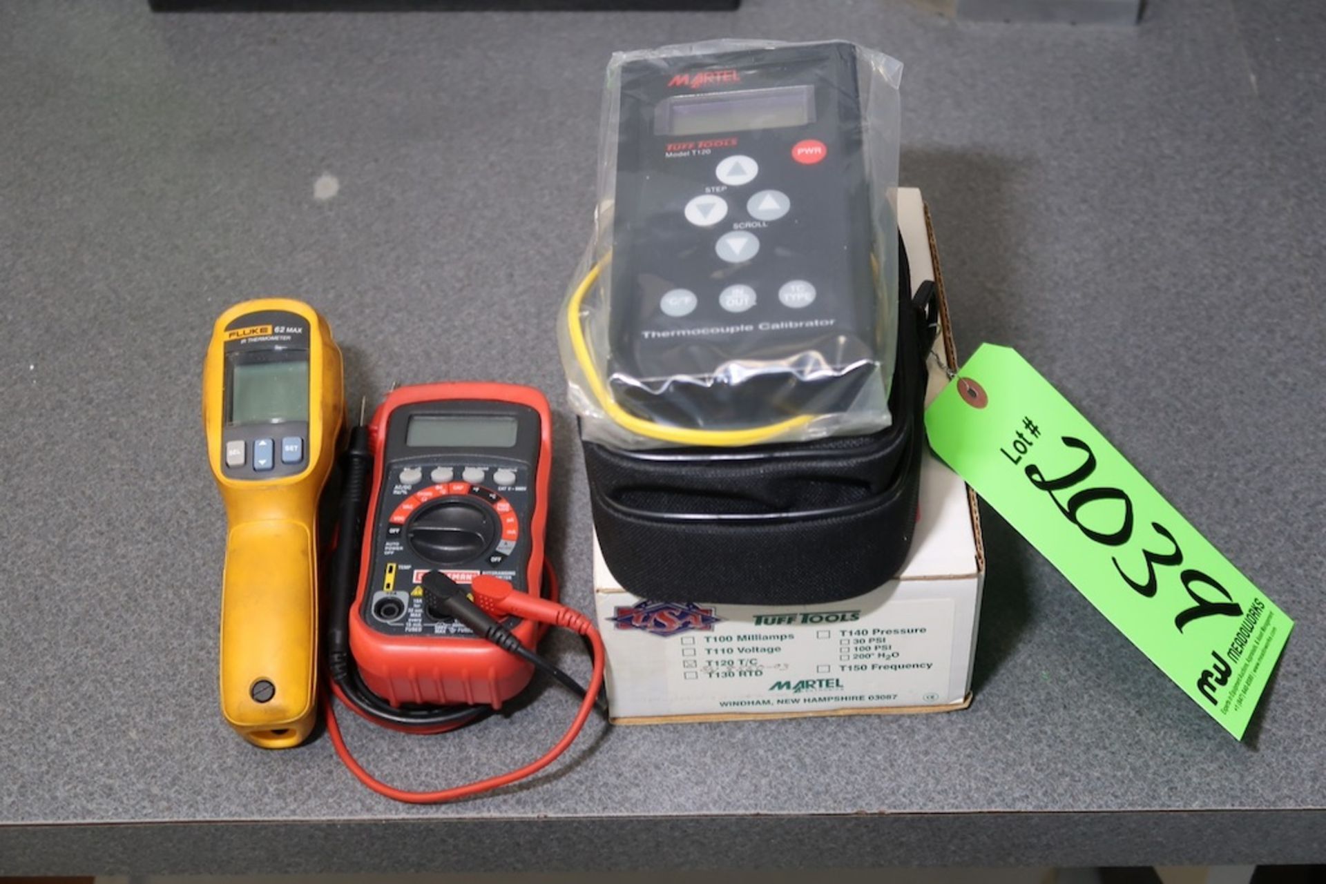 Martel Electronics Thermocouple Calibrator w/Craftsman Multimeter