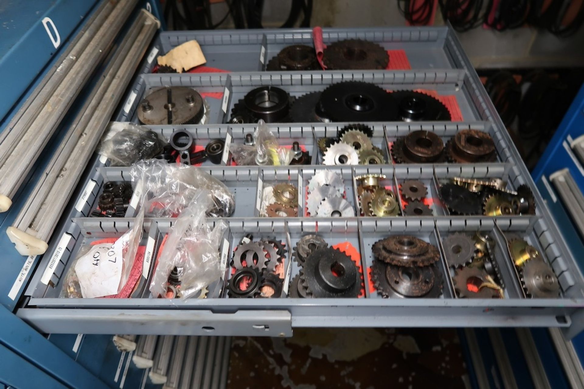 Contents of Parts Storage Mezzanine, Including (18) Stanley Vidmar Heavy Duty Storage Cabinets, Shel - Image 26 of 111