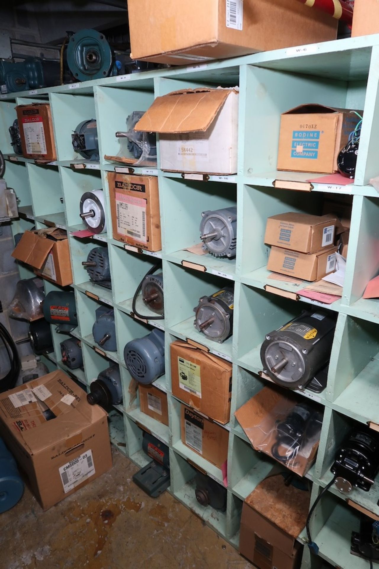 Contents of Parts Storage Mezzanine, Including (18) Stanley Vidmar Heavy Duty Storage Cabinets, Shel - Image 8 of 111