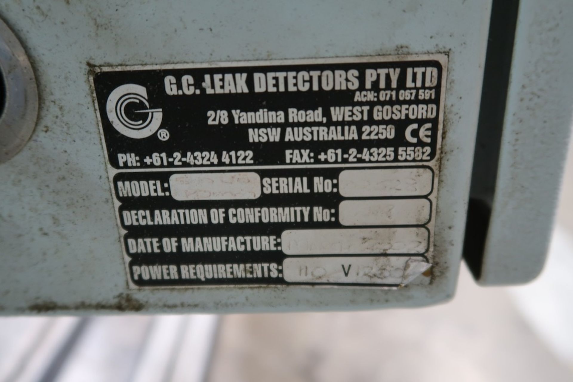 GC Leak Detectors 5LD-HS Leak Detector - Image 5 of 7