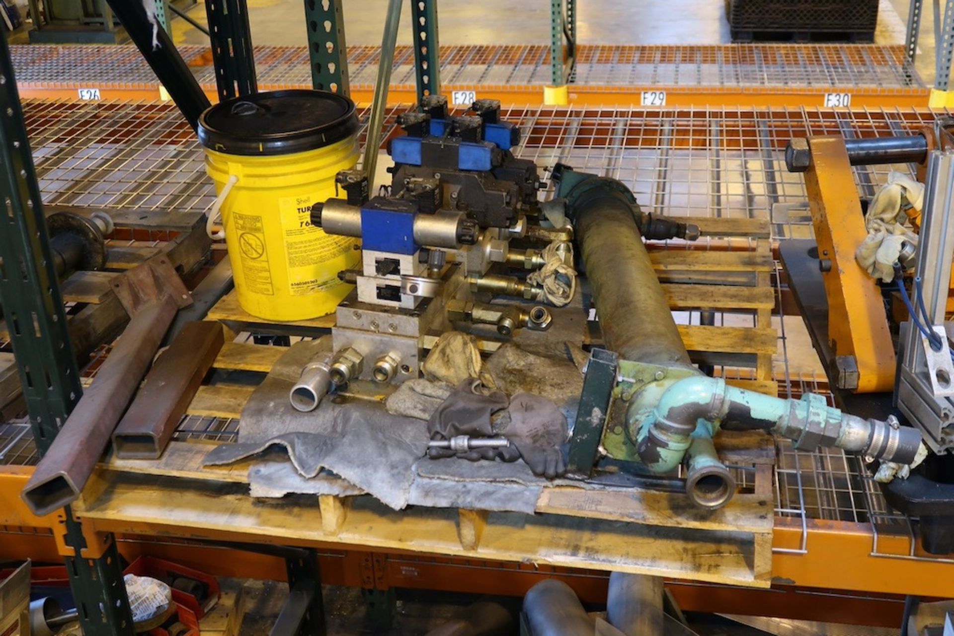 Contents of (1) Sections of Pallet Racking, Including Misc. Machine Parts, Etc. - Image 6 of 8