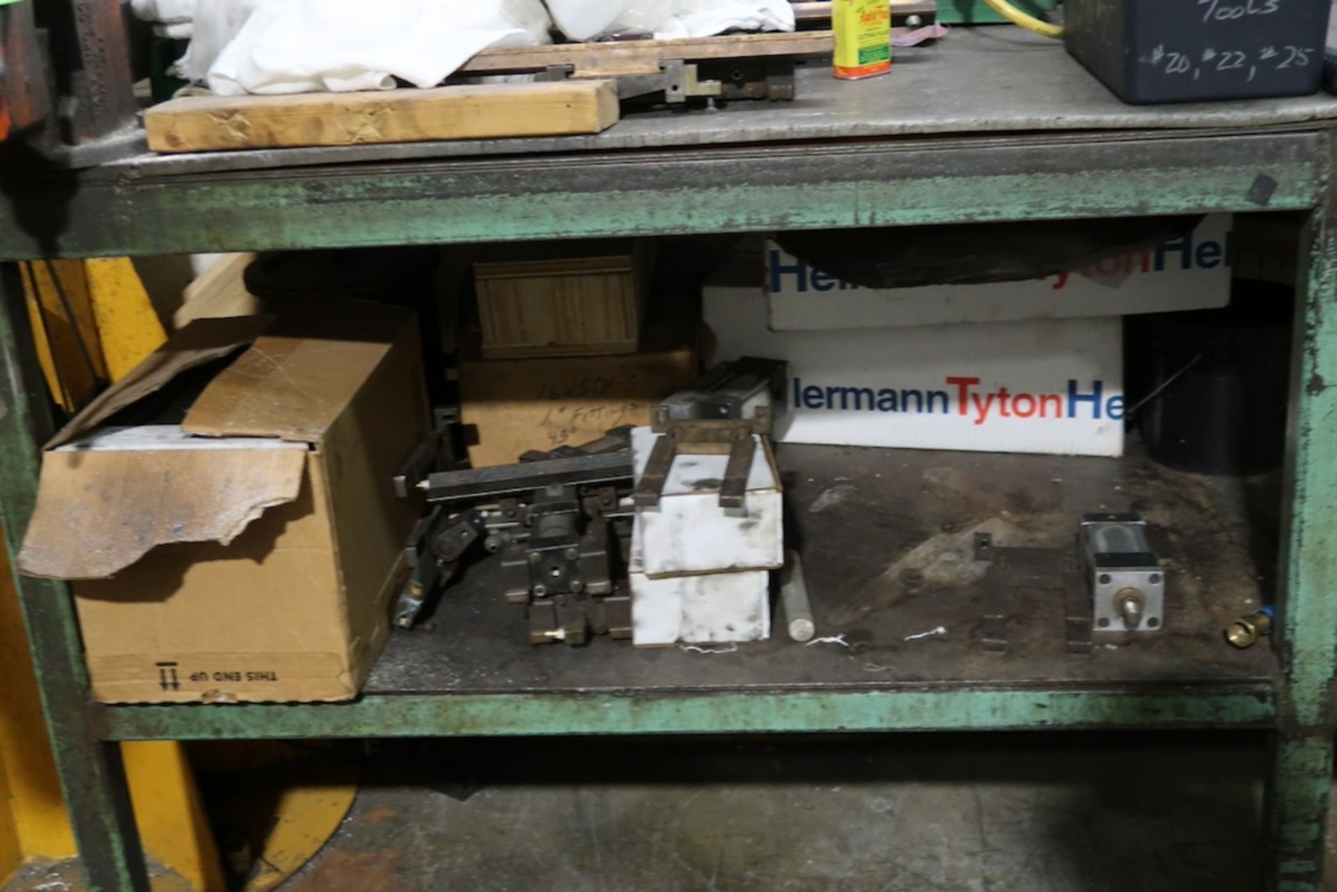 (4) Steel Workbenches and Cabinets with Assorted Contents - Image 7 of 14