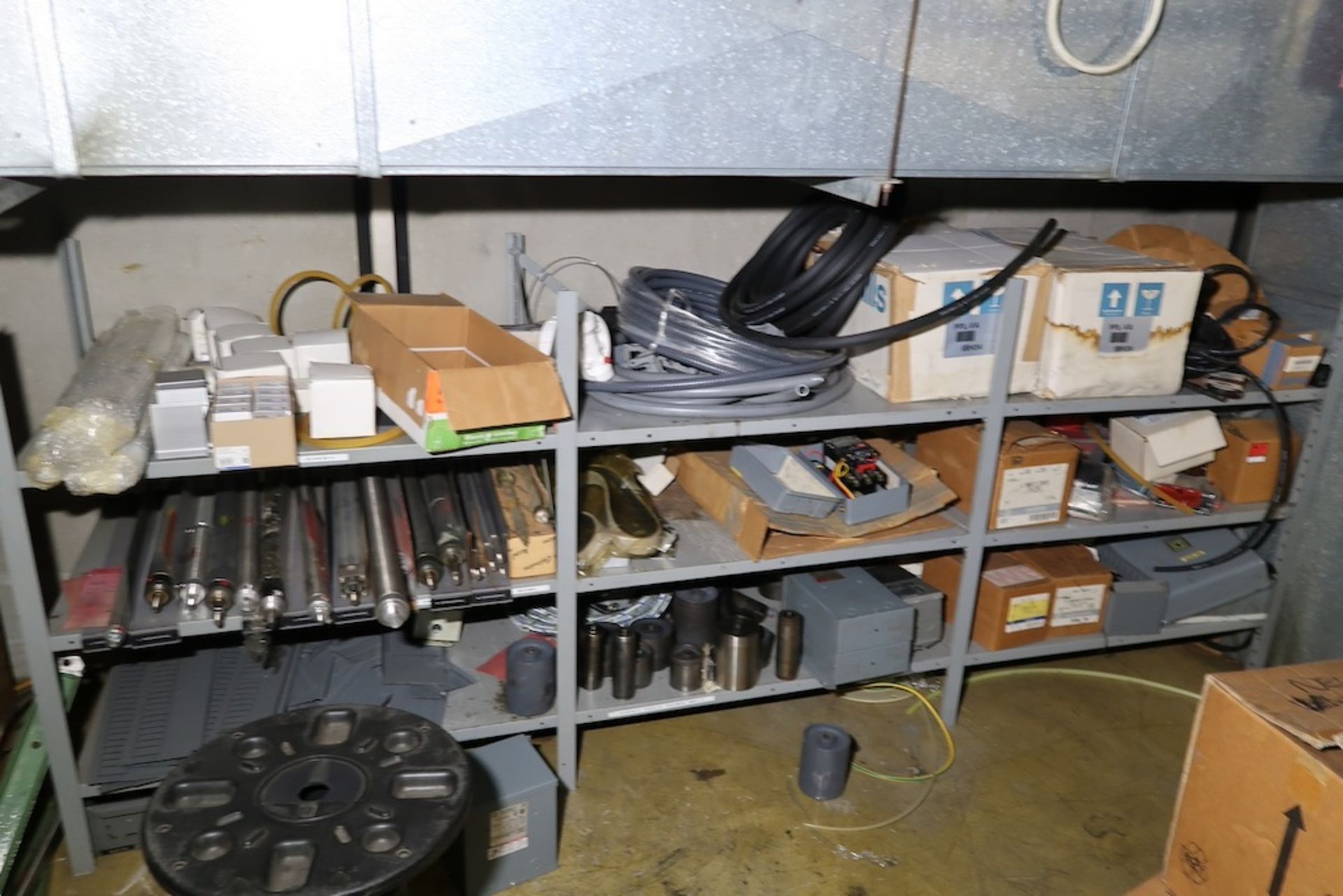 Contents of Parts Storage Mezzanine, Including (18) Stanley Vidmar Heavy Duty Storage Cabinets, Shel - Image 59 of 111