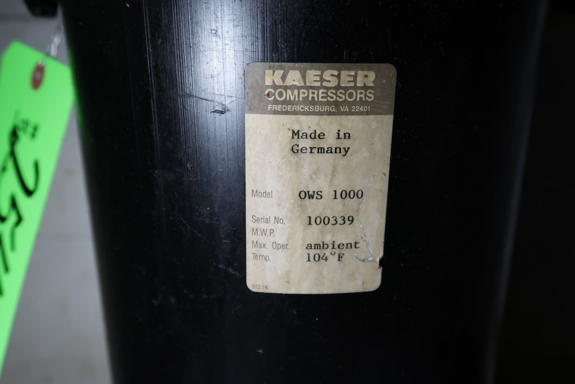 Kaeser OWS1000 Oil Separator - Image 3 of 3