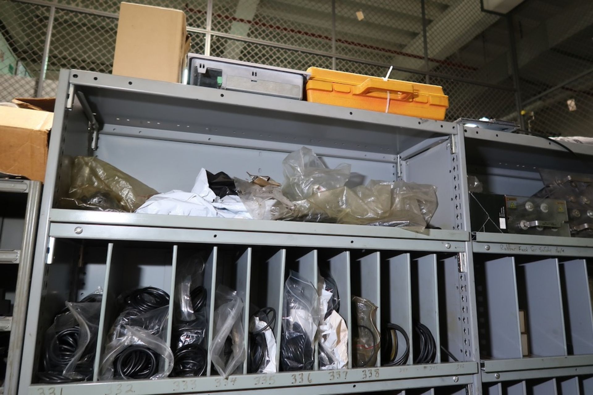 Contents of Maint. Cage, Including (15) Sections of Racking, of Misc Machine Spare Parts, Etc. - Image 21 of 50