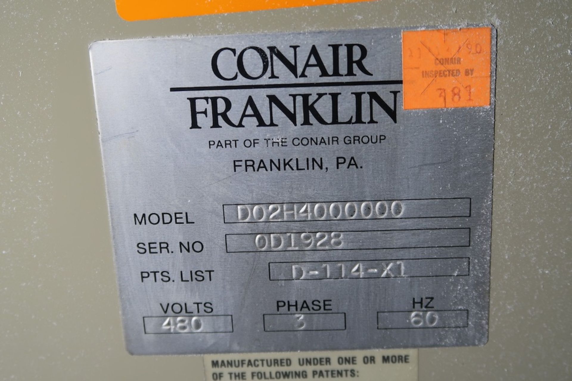 Conair Franklin Material Dryer - Image 4 of 4