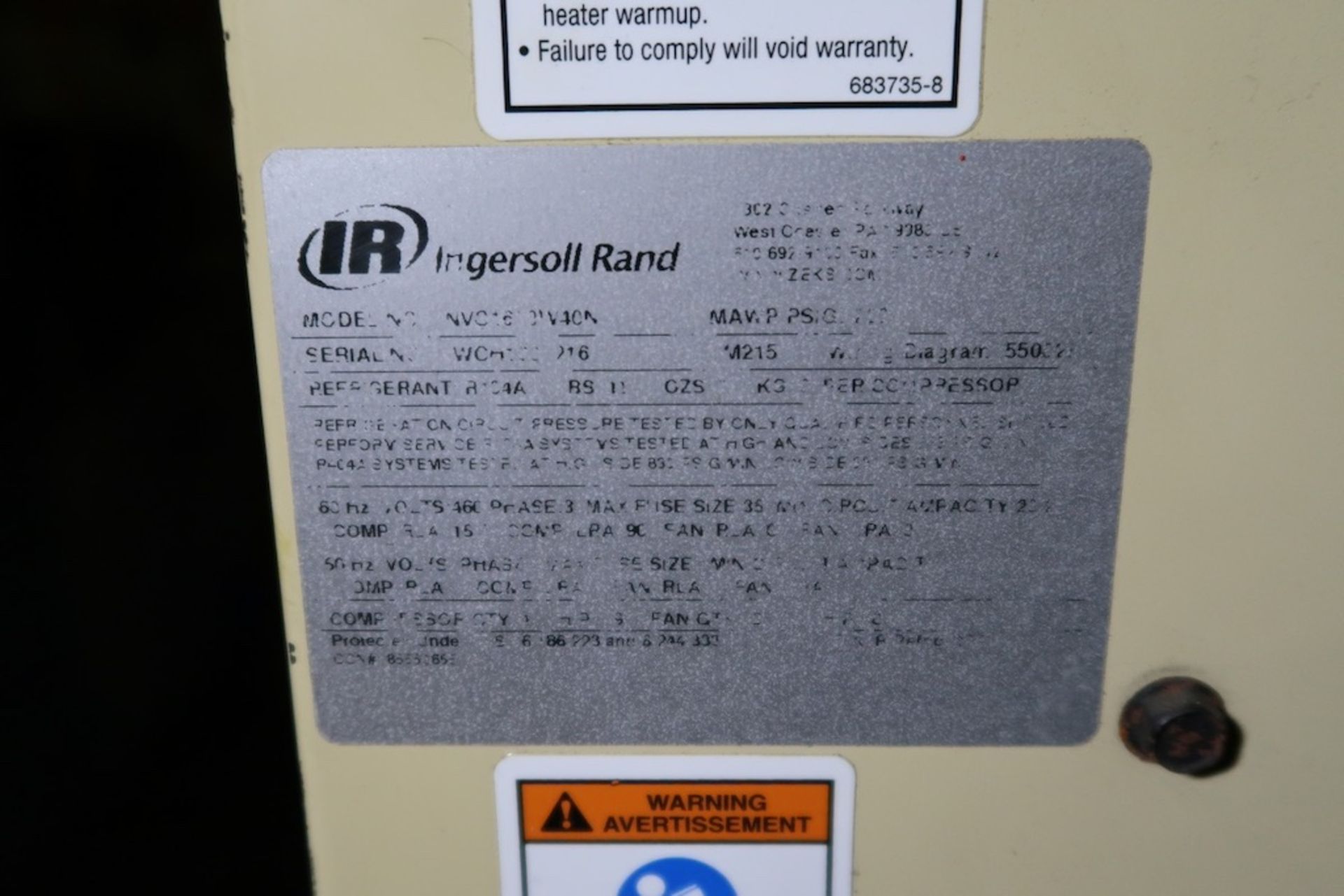 Ingersoll Rand Dehumidifier - Image 5 of 6