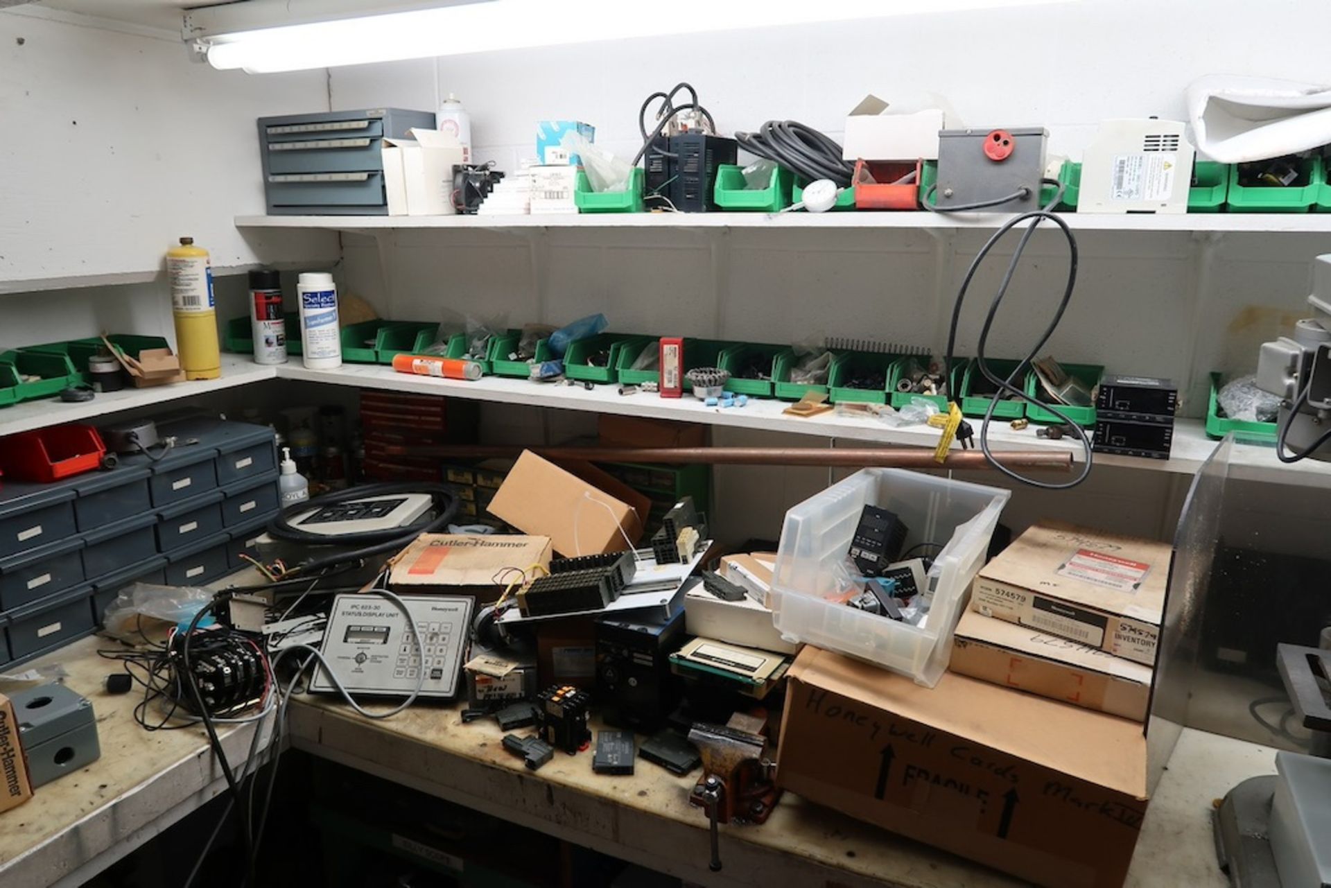 Contents of Spare Parts Room, Including Drives, Digital Counters, Filter Elements, Etc. - Image 21 of 35