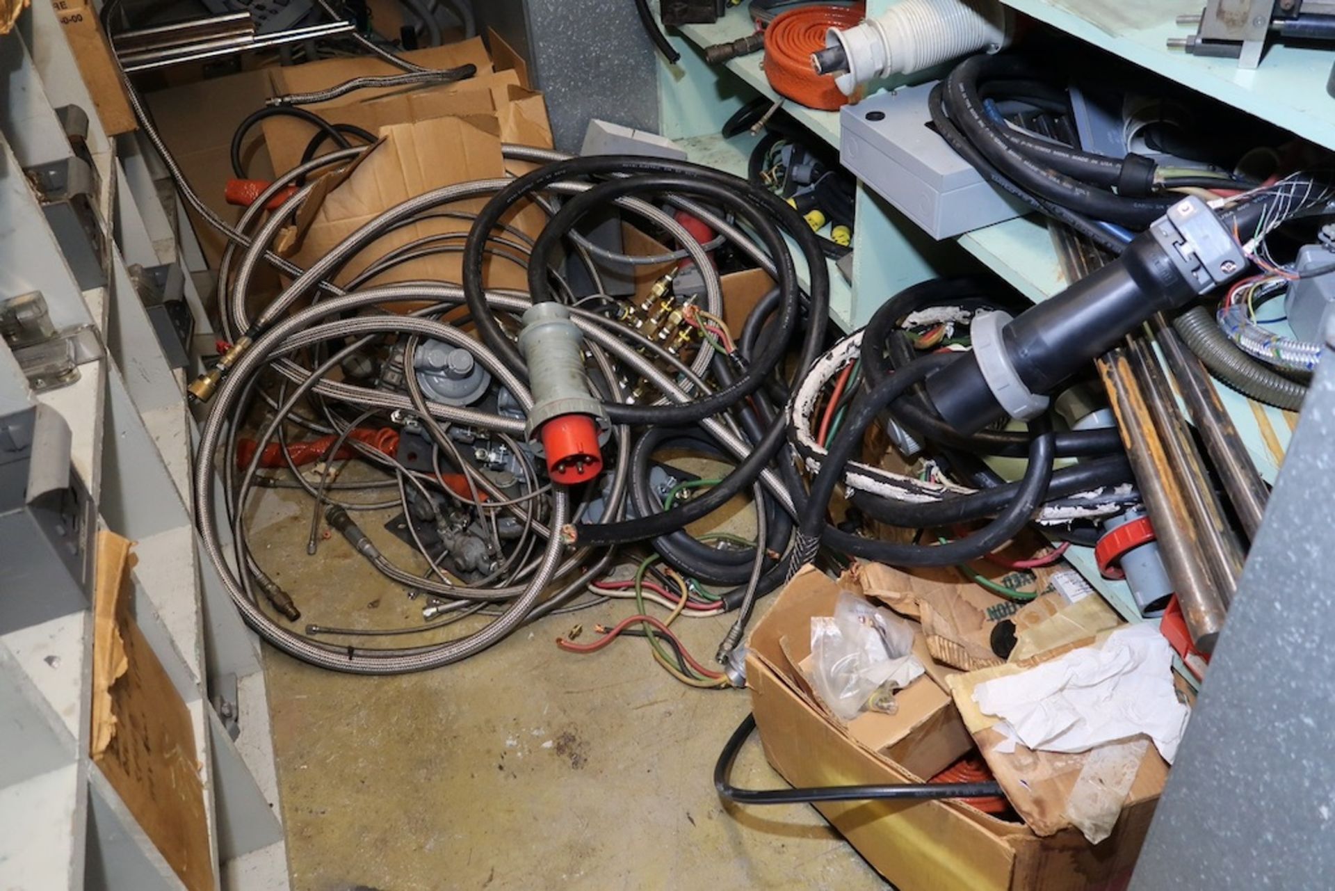 Contents of Parts Storage Mezzanine, Including (18) Stanley Vidmar Heavy Duty Storage Cabinets, Shel - Image 53 of 111