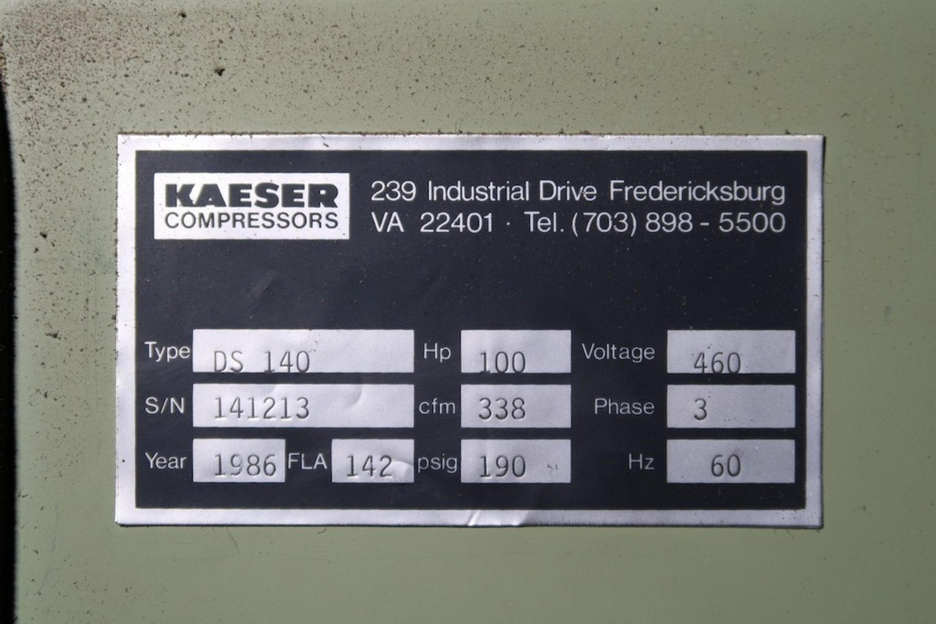 Kaeser 100HP Rotary Screw Air Compressor - Image 4 of 4