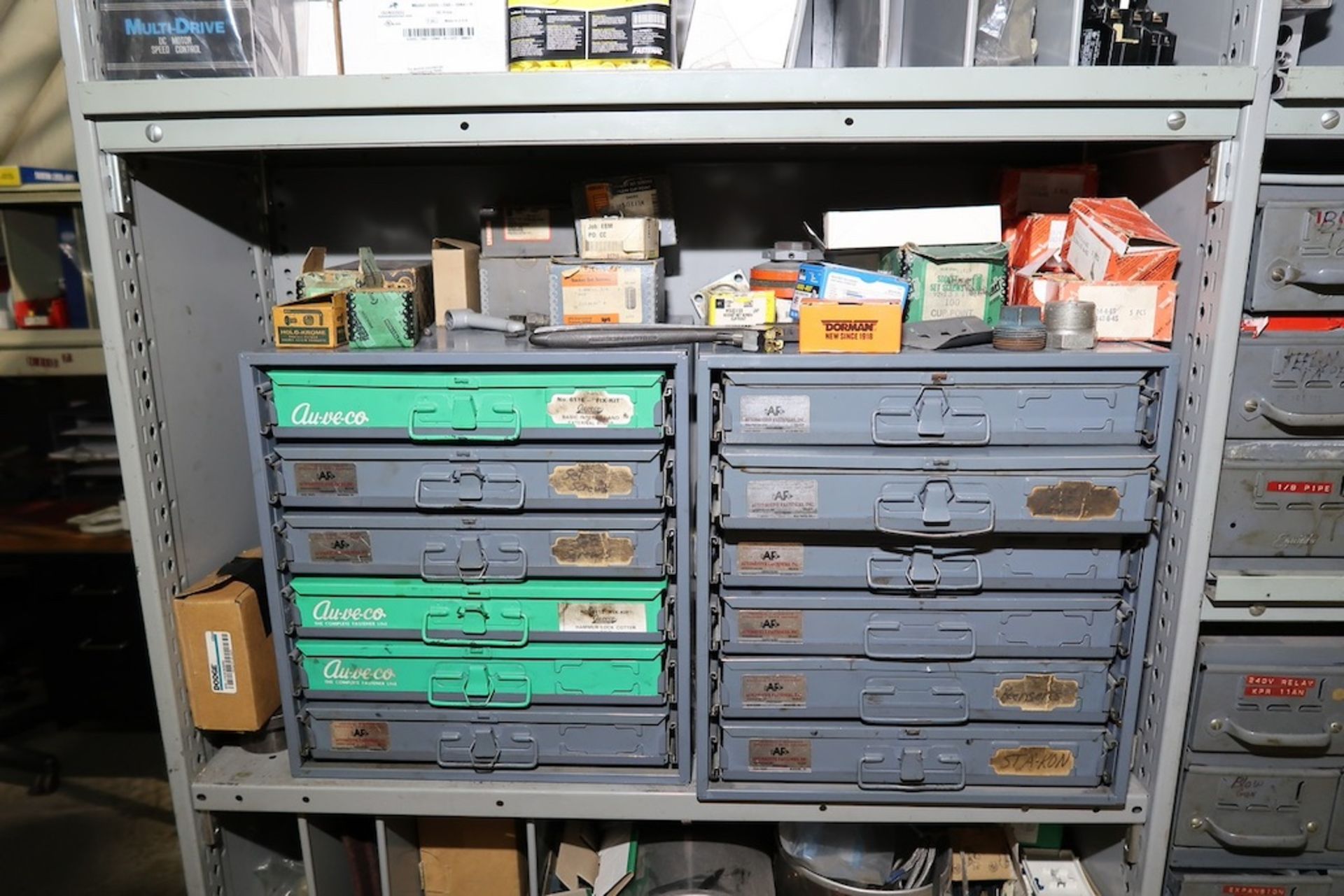 Contents of Maint. Cage, Including (15) Sections of Racking, of Misc Machine Spare Parts, Etc. - Image 27 of 50