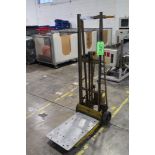 Grand Specialties 1000-Lb. Hydraulic Walk-Behind Platform Stacker