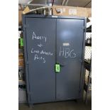 Stronghold Heavy Duty 2-Door Cabinet with Assorted Leak Detector Spare Parts