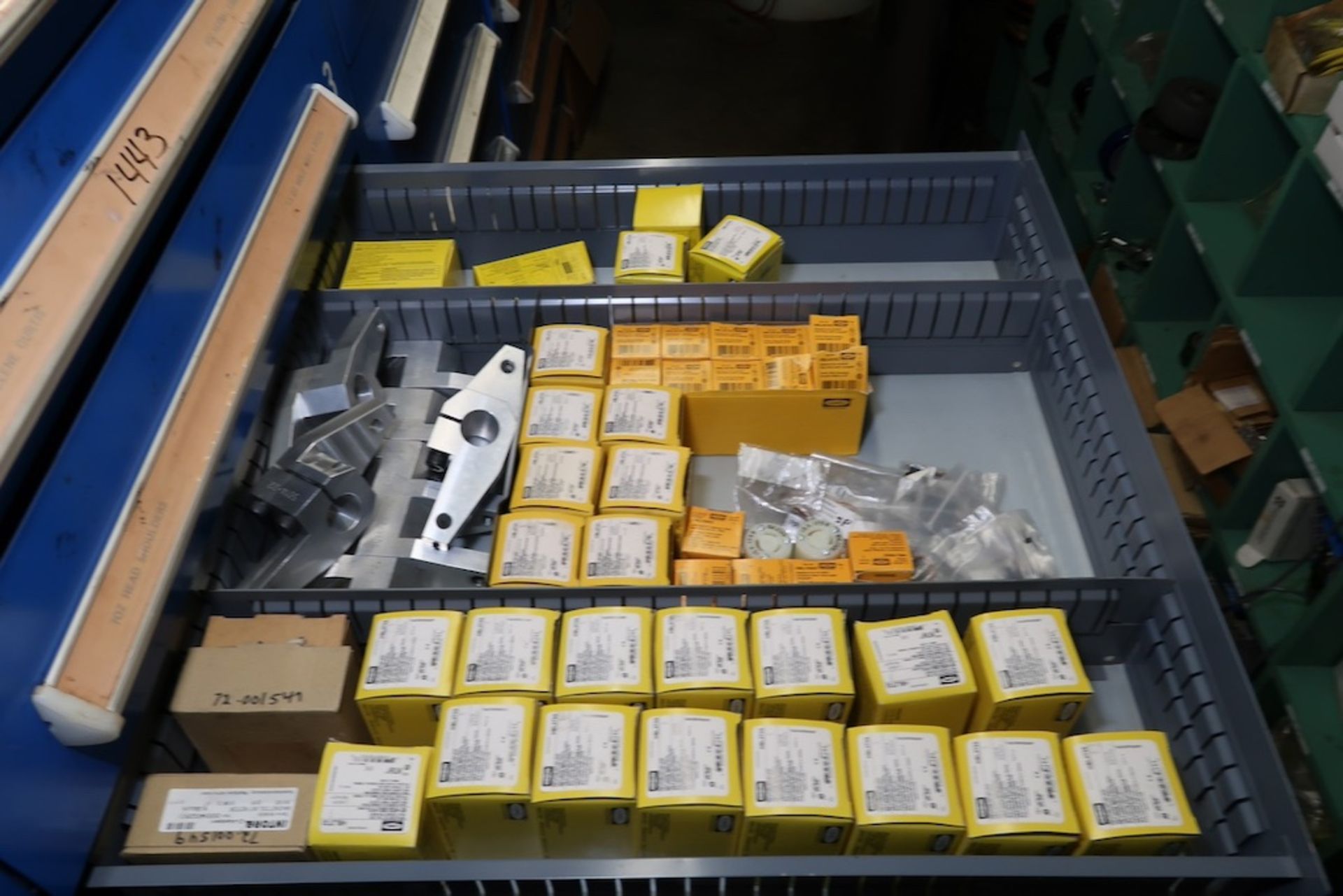 Contents of Parts Storage Mezzanine, Including (18) Stanley Vidmar Heavy Duty Storage Cabinets, Shel - Image 90 of 111