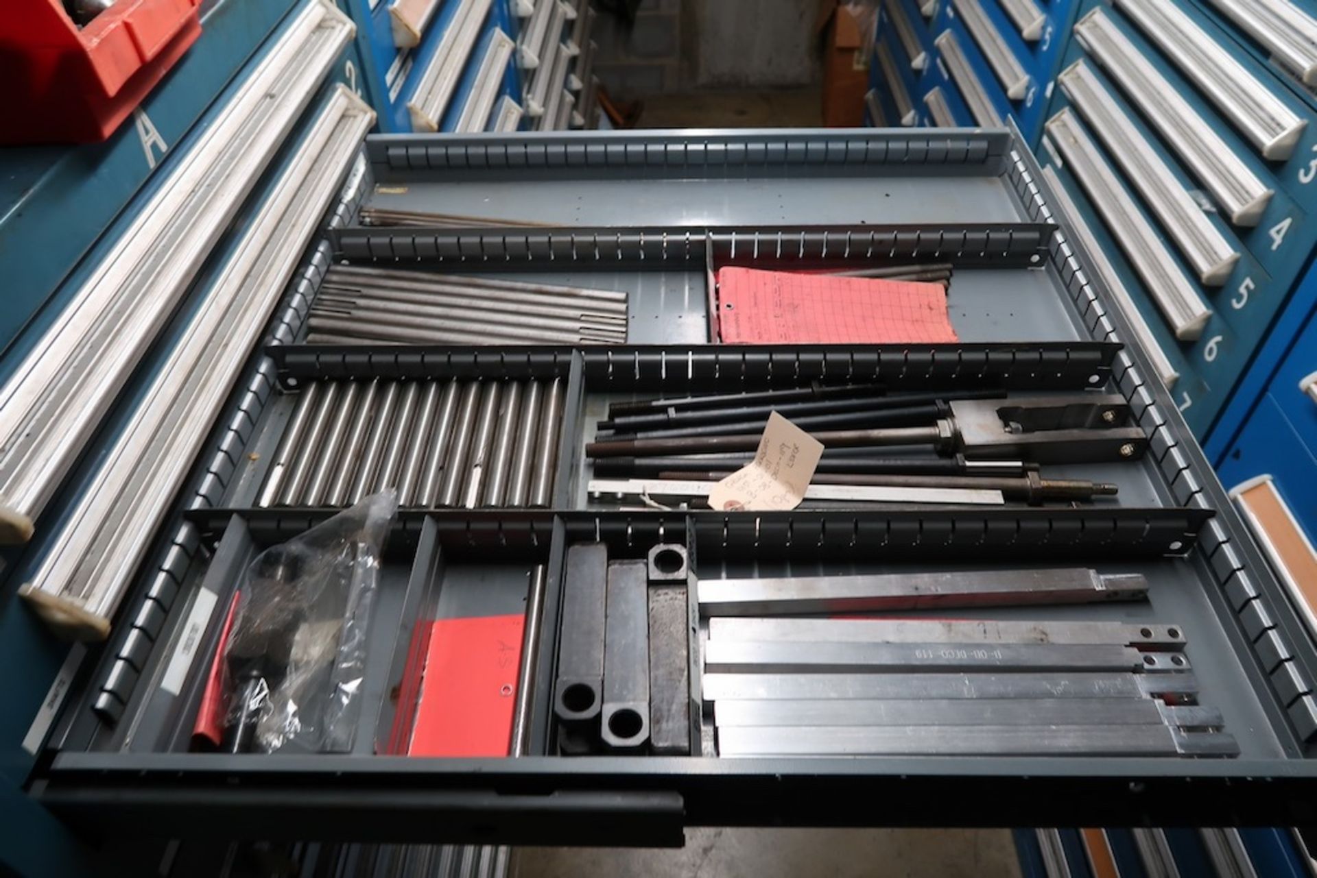 Contents of Parts Storage Mezzanine, Including (18) Stanley Vidmar Heavy Duty Storage Cabinets, Shel - Image 13 of 111