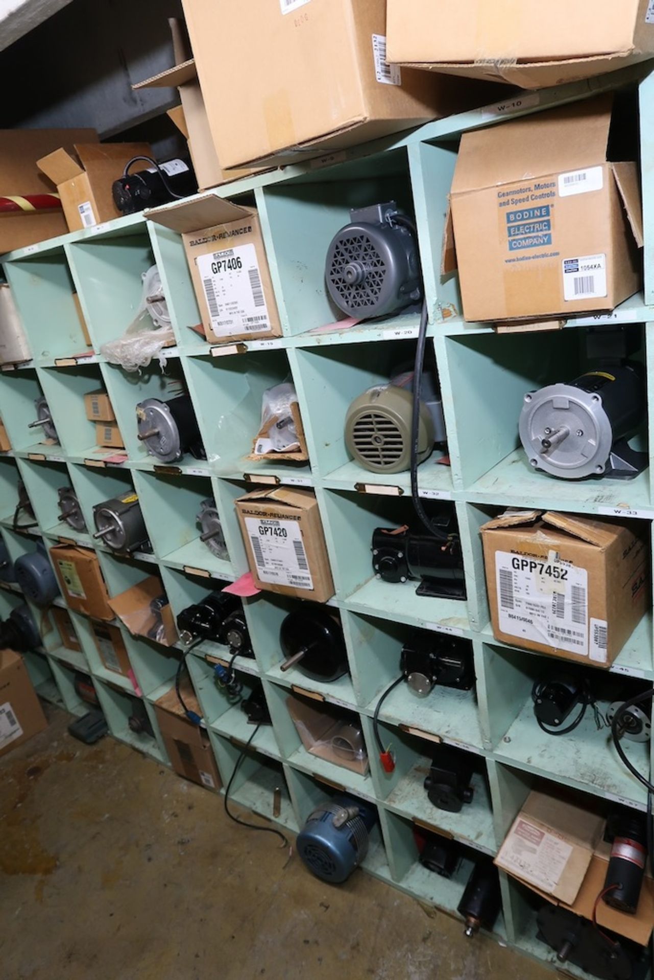 Contents of Parts Storage Mezzanine, Including (18) Stanley Vidmar Heavy Duty Storage Cabinets, Shel - Image 7 of 111