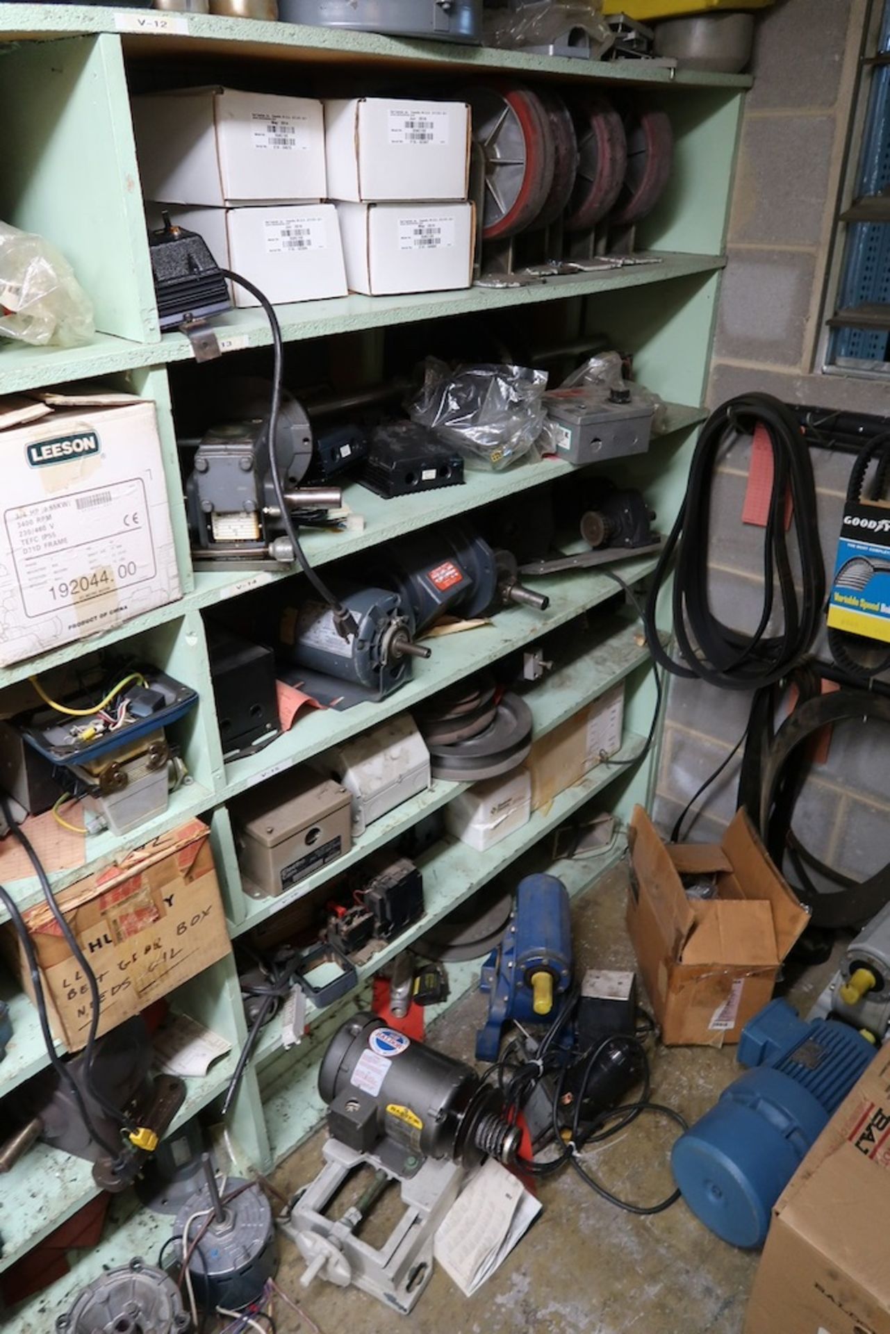 Contents of Parts Storage Mezzanine, Including (18) Stanley Vidmar Heavy Duty Storage Cabinets, Shel - Image 4 of 111