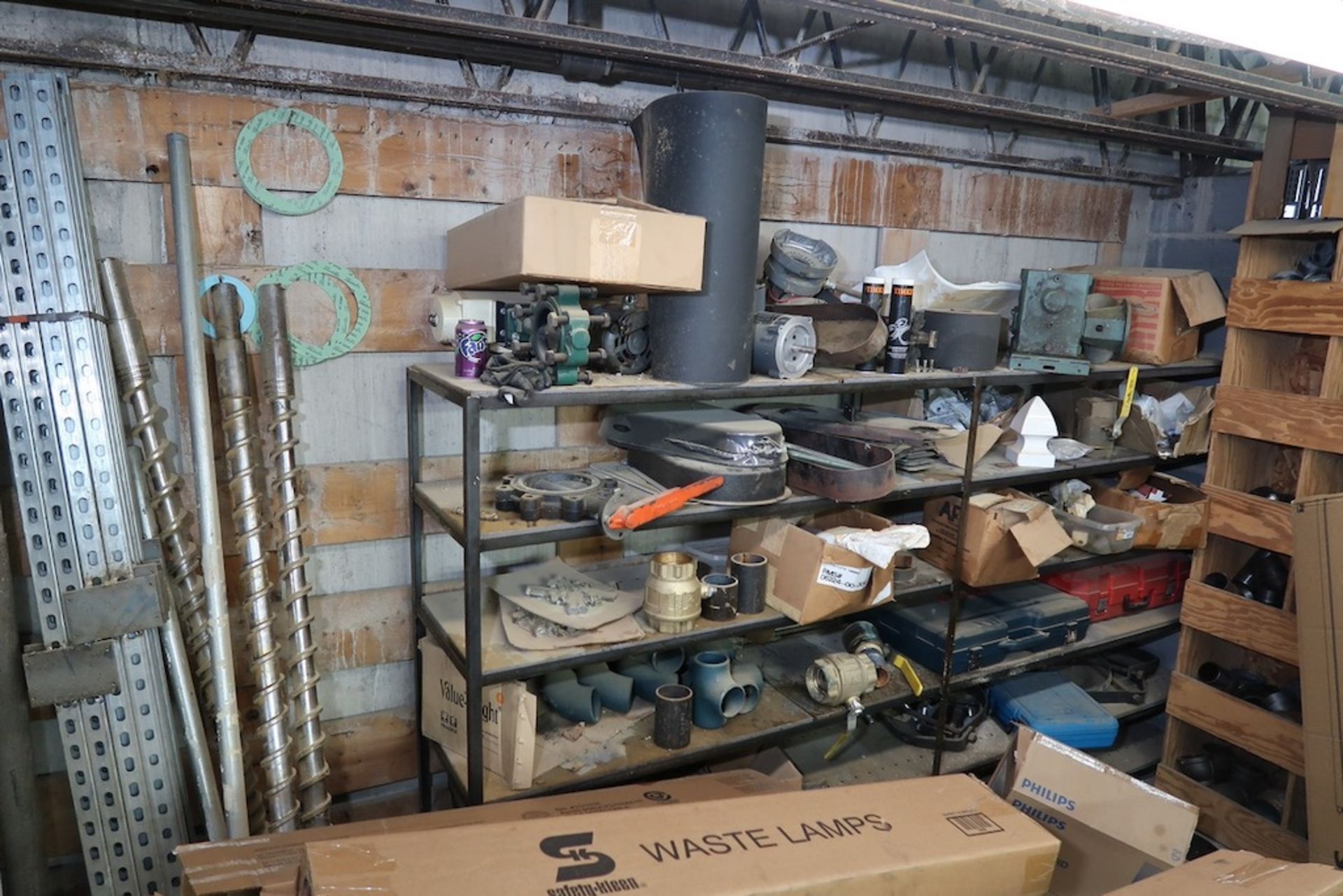 Remaining Contents of Under-Ramp Storage Room, Including Conveyor Parts and Rollers, Etc. - Image 12 of 21