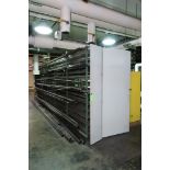 24'L Steel Pipe Rack with Content