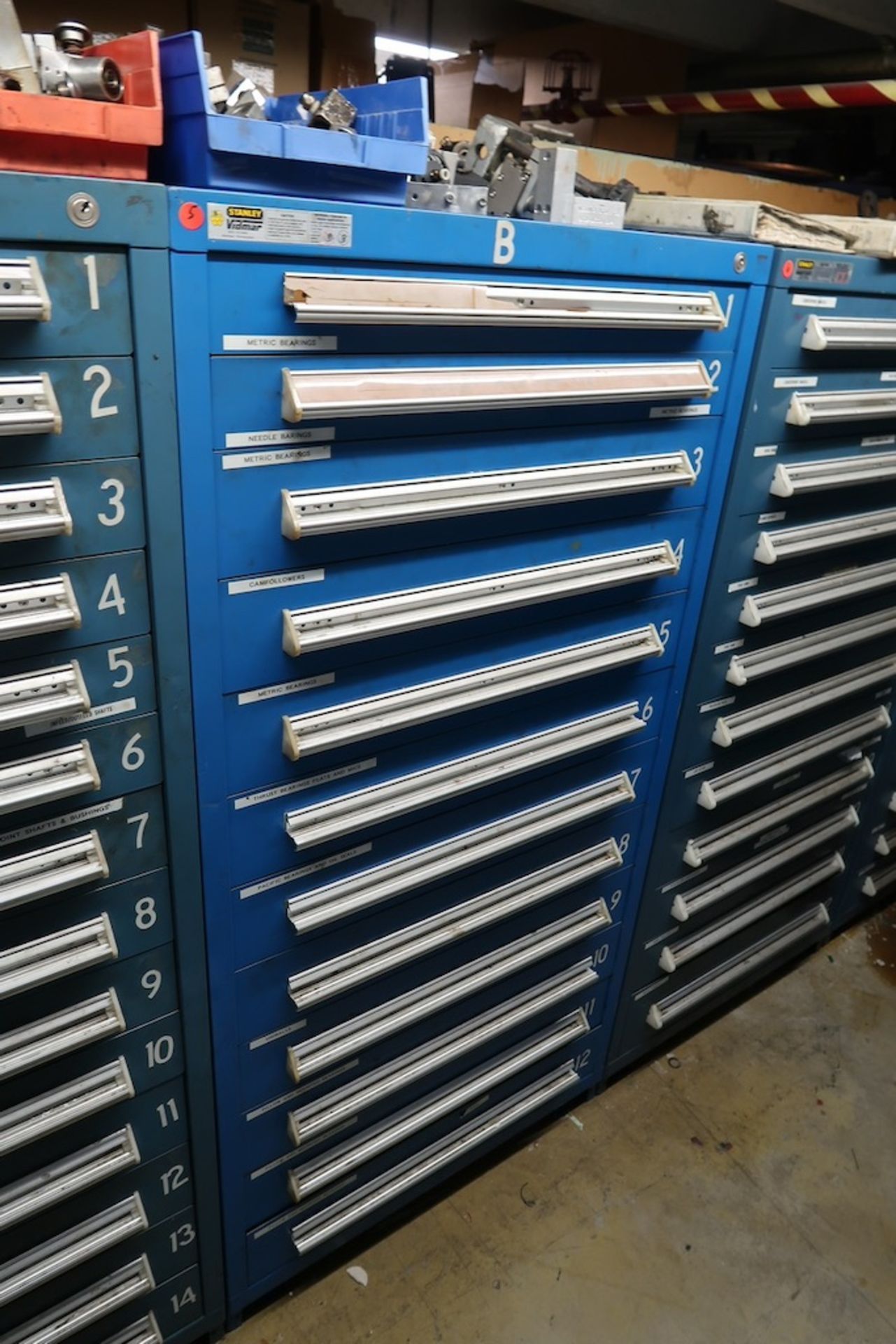 Contents of Parts Storage Mezzanine, Including (18) Stanley Vidmar Heavy Duty Storage Cabinets, Shel - Image 16 of 111