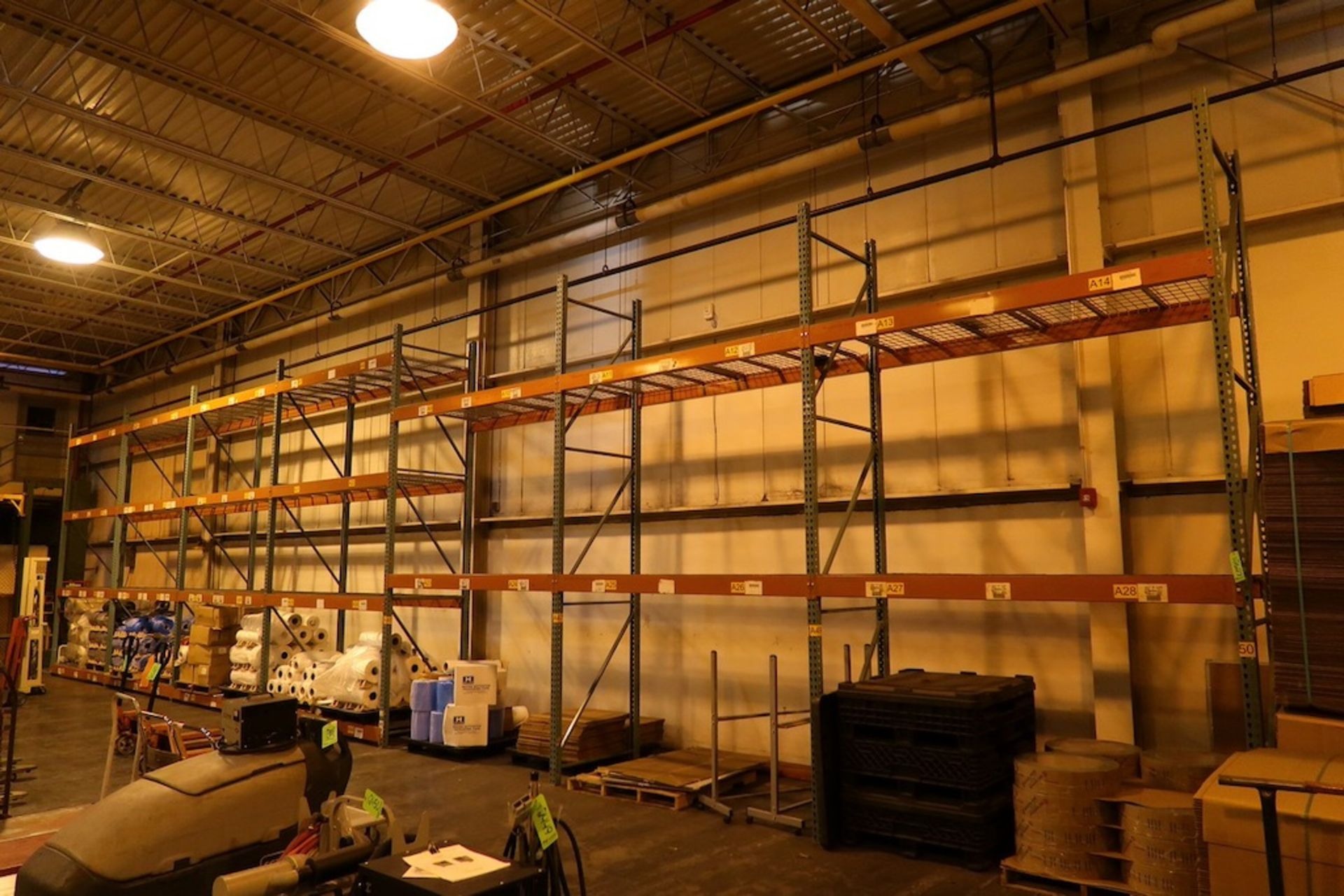 7-Sections of Pallet Racking (NO Contents)