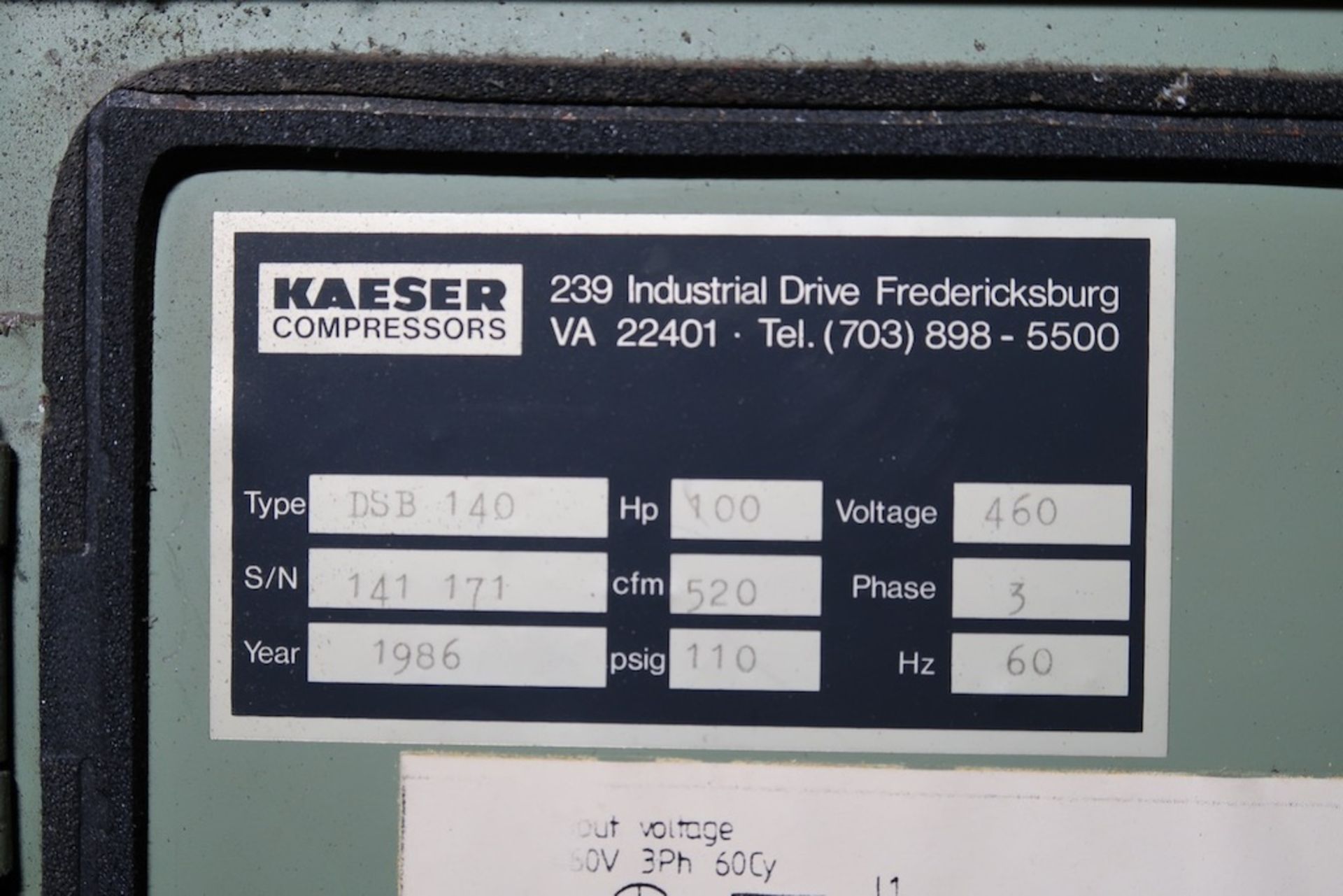 Kaeser 100HP Rotary Screw Air Compressor - Image 4 of 4
