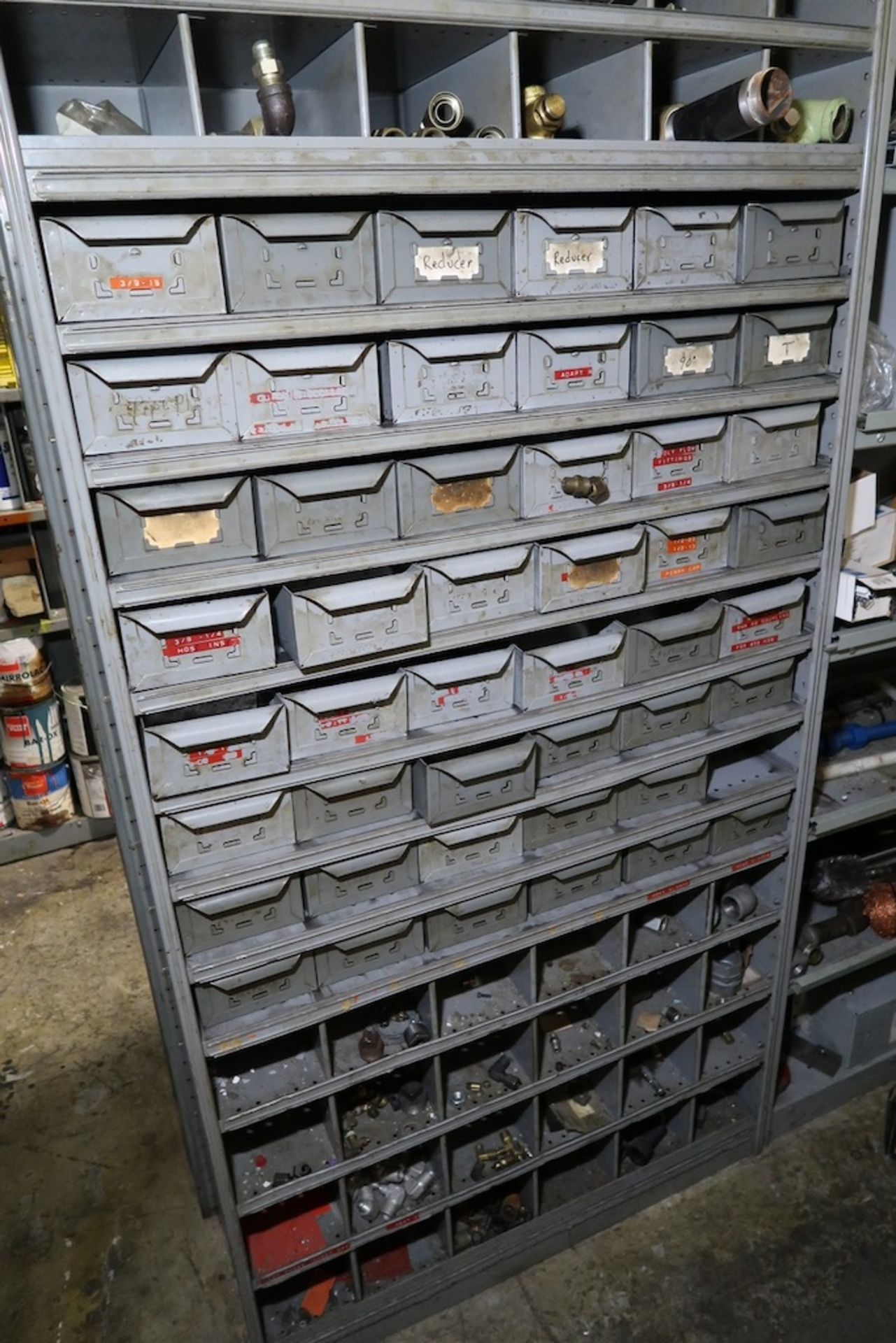 Contents of Maint. Cage, Including (15) Sections of Racking, of Misc Machine Spare Parts, Etc. - Image 25 of 50