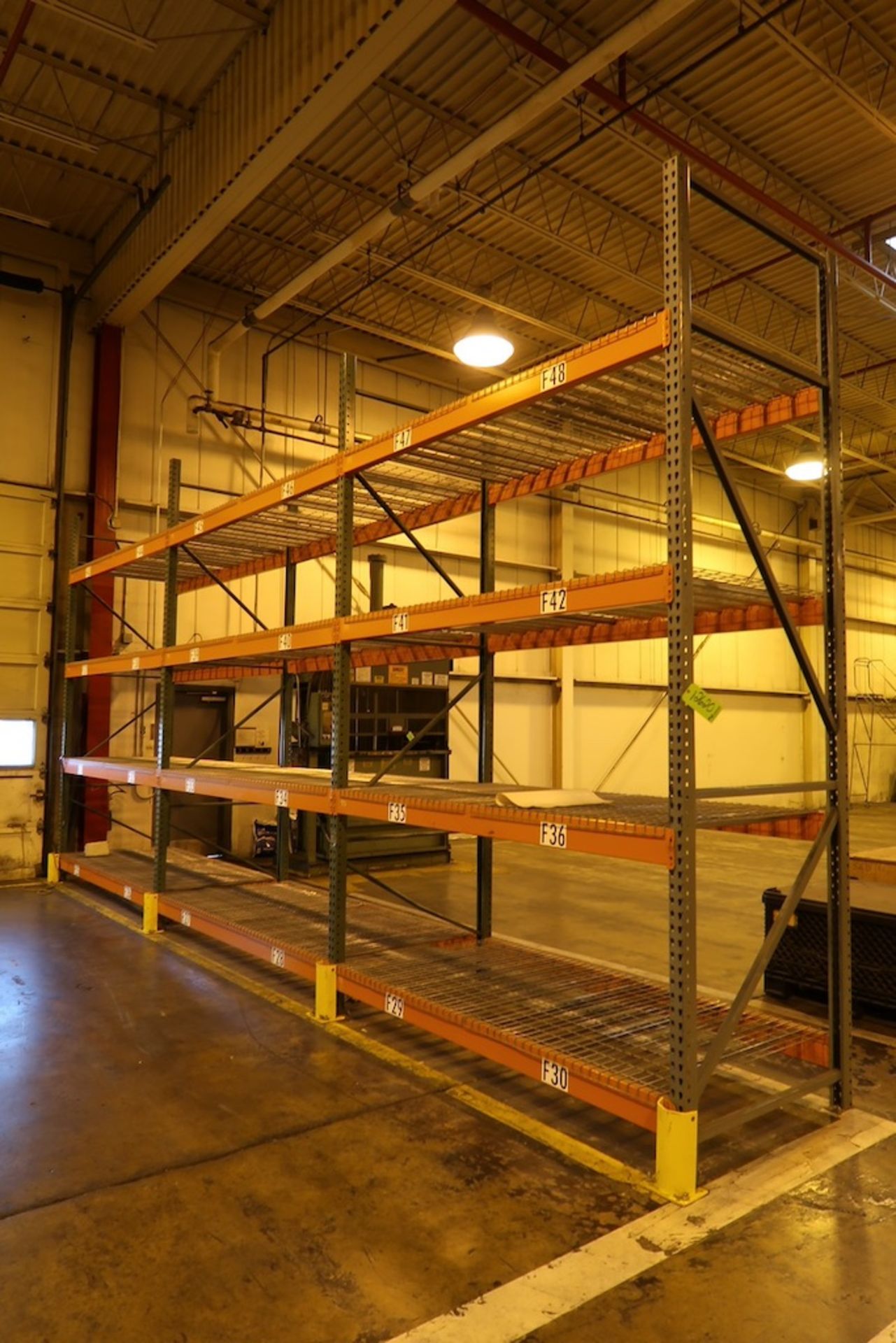 6-Sections of Pallet Racking (NO Contents)