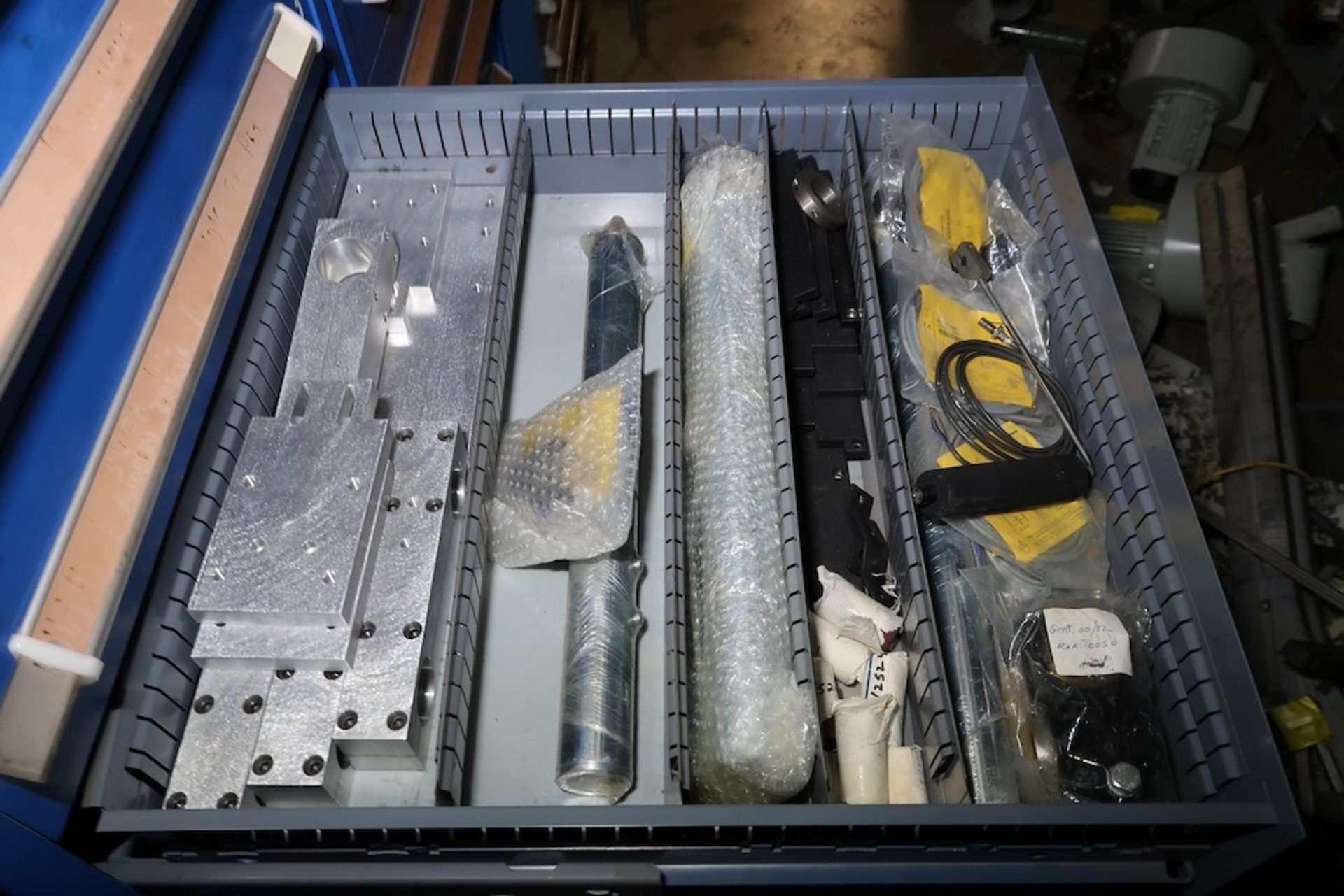 Contents of Parts Storage Mezzanine, Including (18) Stanley Vidmar Heavy Duty Storage Cabinets, Shel - Image 69 of 111