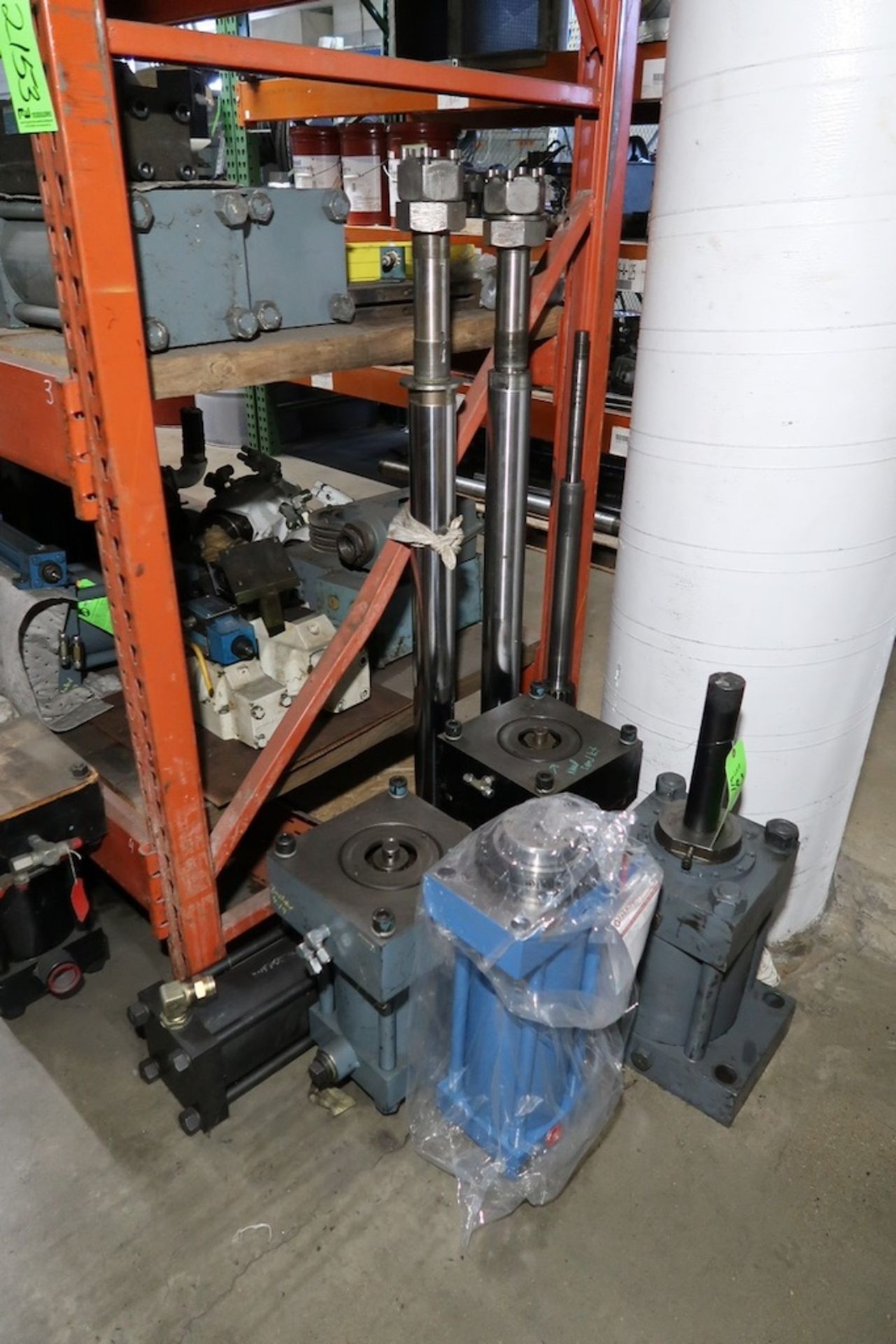 (1) Section of Pallet Racking with Assorted Spare Parts, Hydraulic Pumps, Heat Exchangers, Etc. - Image 11 of 18