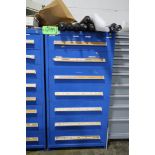 Vidmar 7-Drawer Heavy Duty Storage Cabinet with Misc. HSM Dies, Etc.