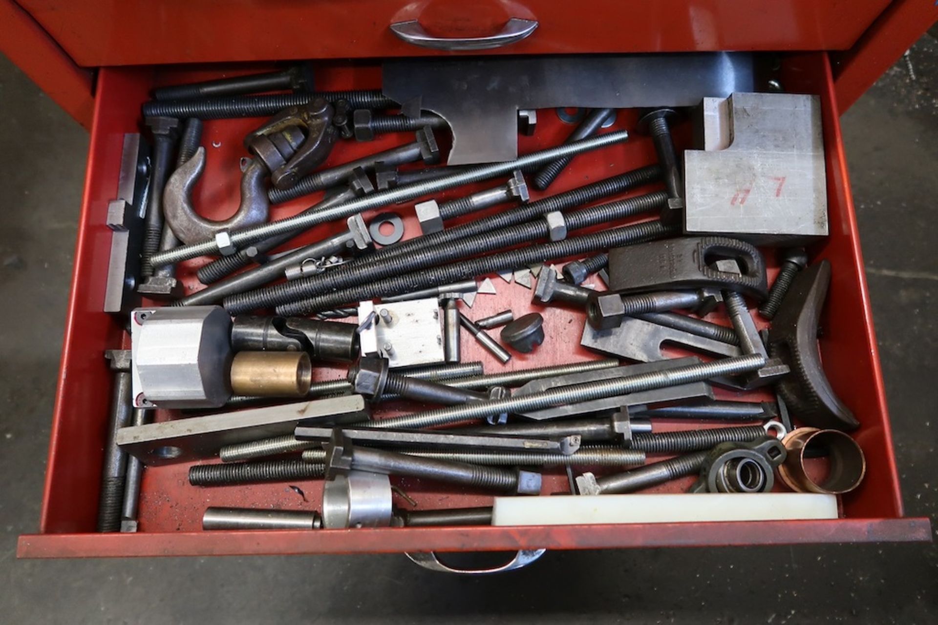 9-Drawer Tool Cart with Assorted Mill Set-Up Tooling and Hardware, Etc. - Image 7 of 9