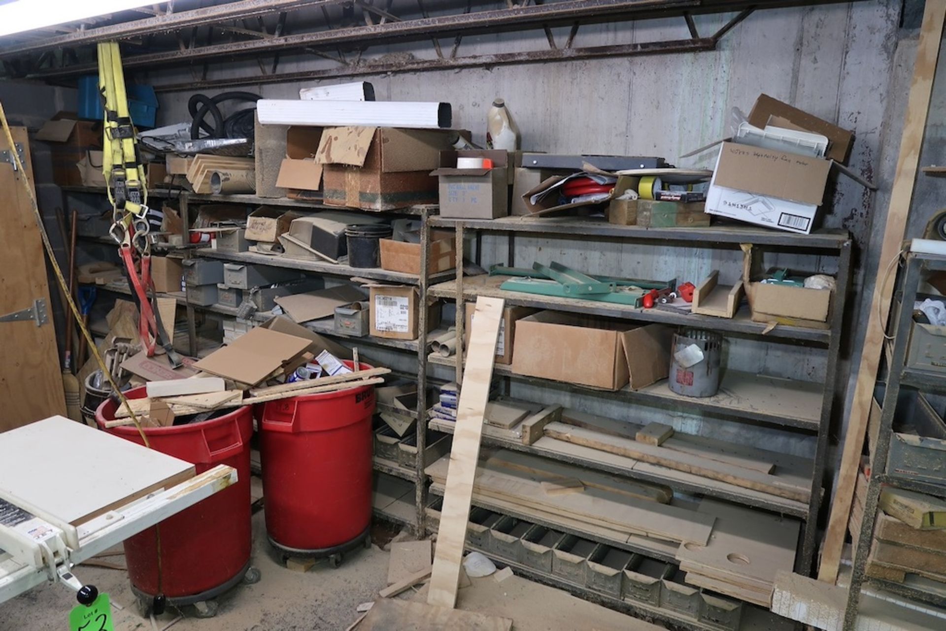 Remaining Contents of Under-Ramp Storage Room, Including Conveyor Parts and Rollers, Etc. - Image 10 of 21