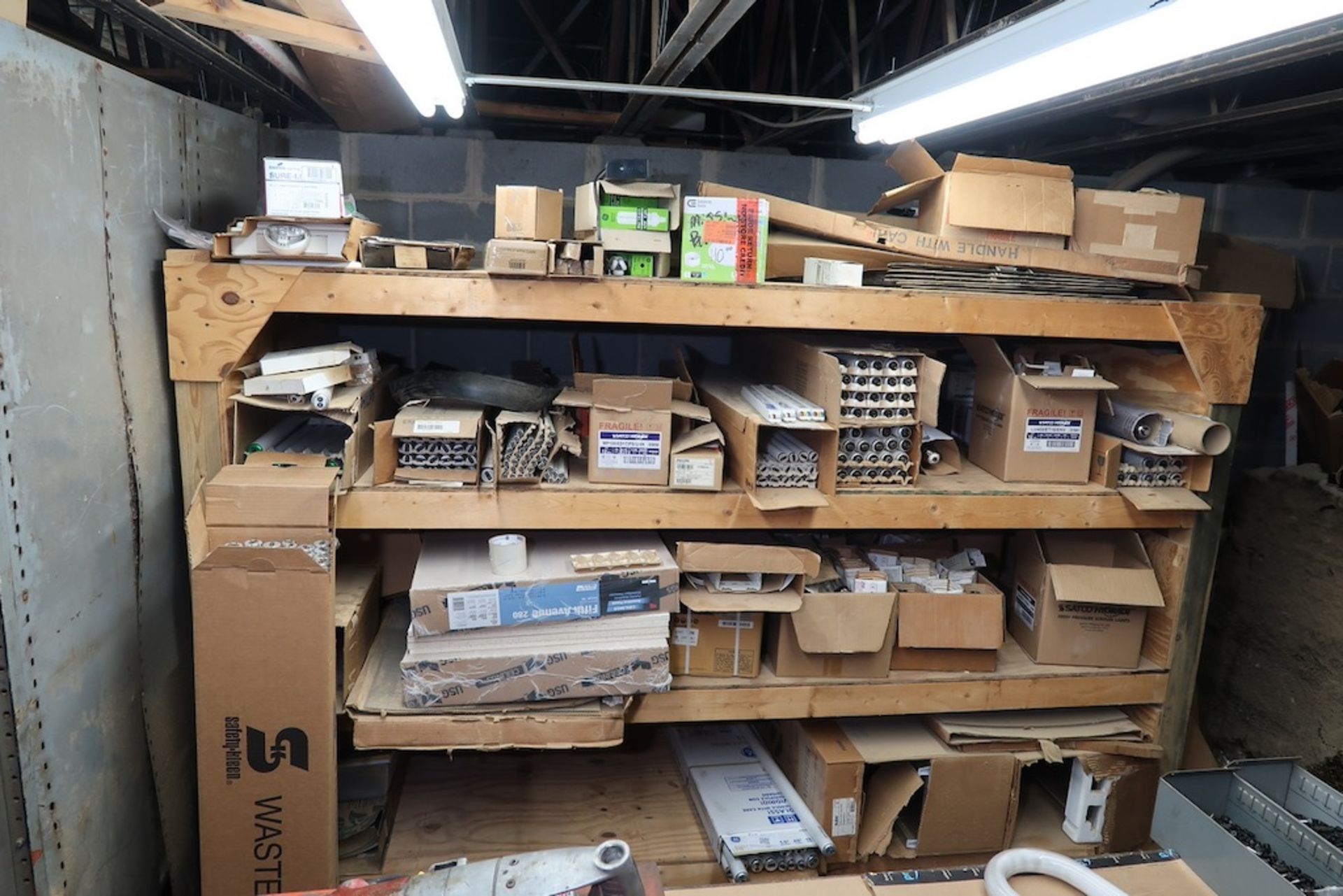 Remaining Contents of Under-Ramp Storage Room, Including Conveyor Parts and Rollers, Etc. - Image 15 of 21