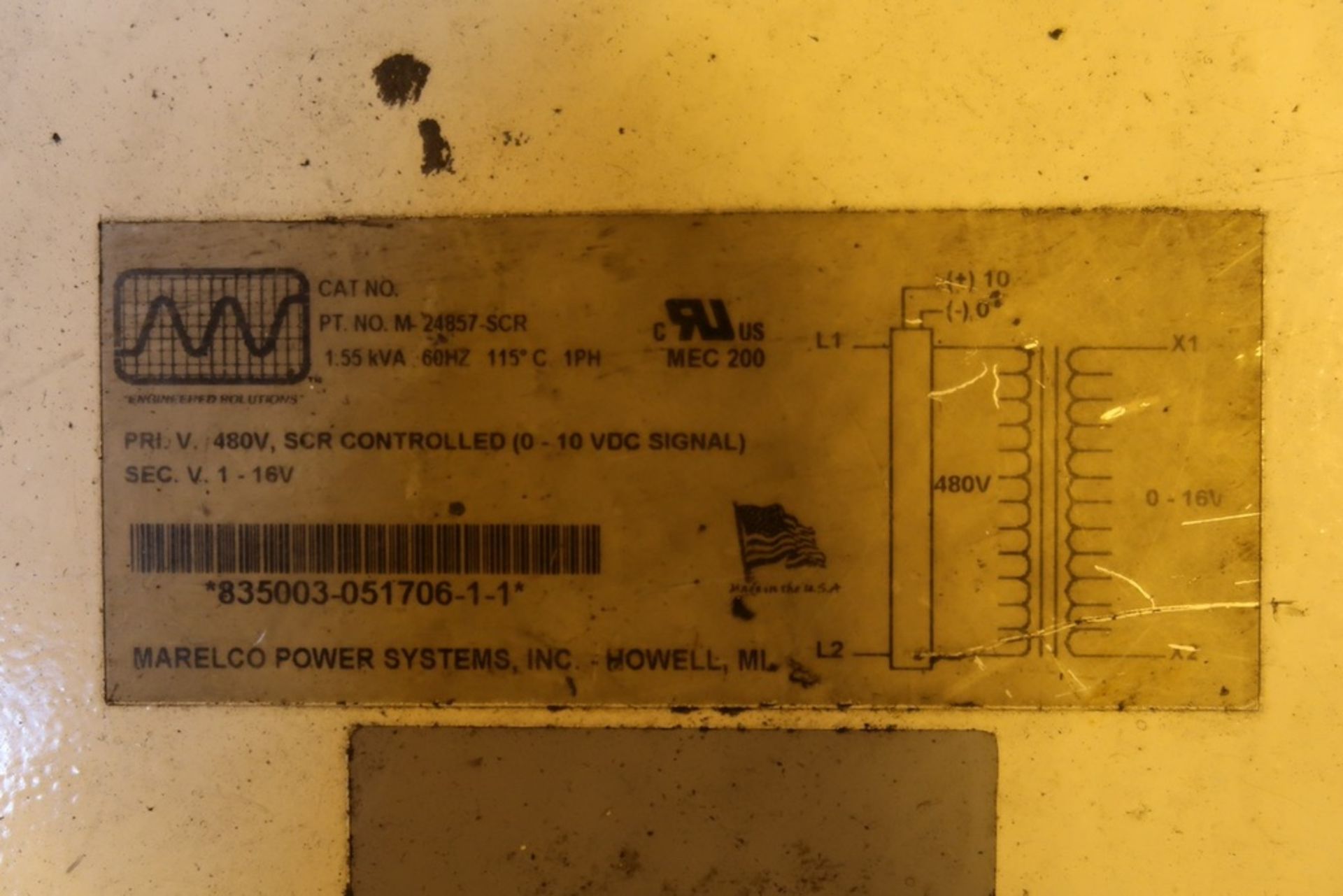 Powertec Brushless Drives with Mclean Panel Air Conditioner and Transformers - Image 7 of 11