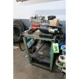 Hydraulic Tube Bender, Crimper, (2) Cut Off Saws and Steel Wokbench w/Vise