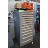 Vidmar 12-Drawer Heavy Duty Storage Cabinet with Assorted Tooling, Etc.