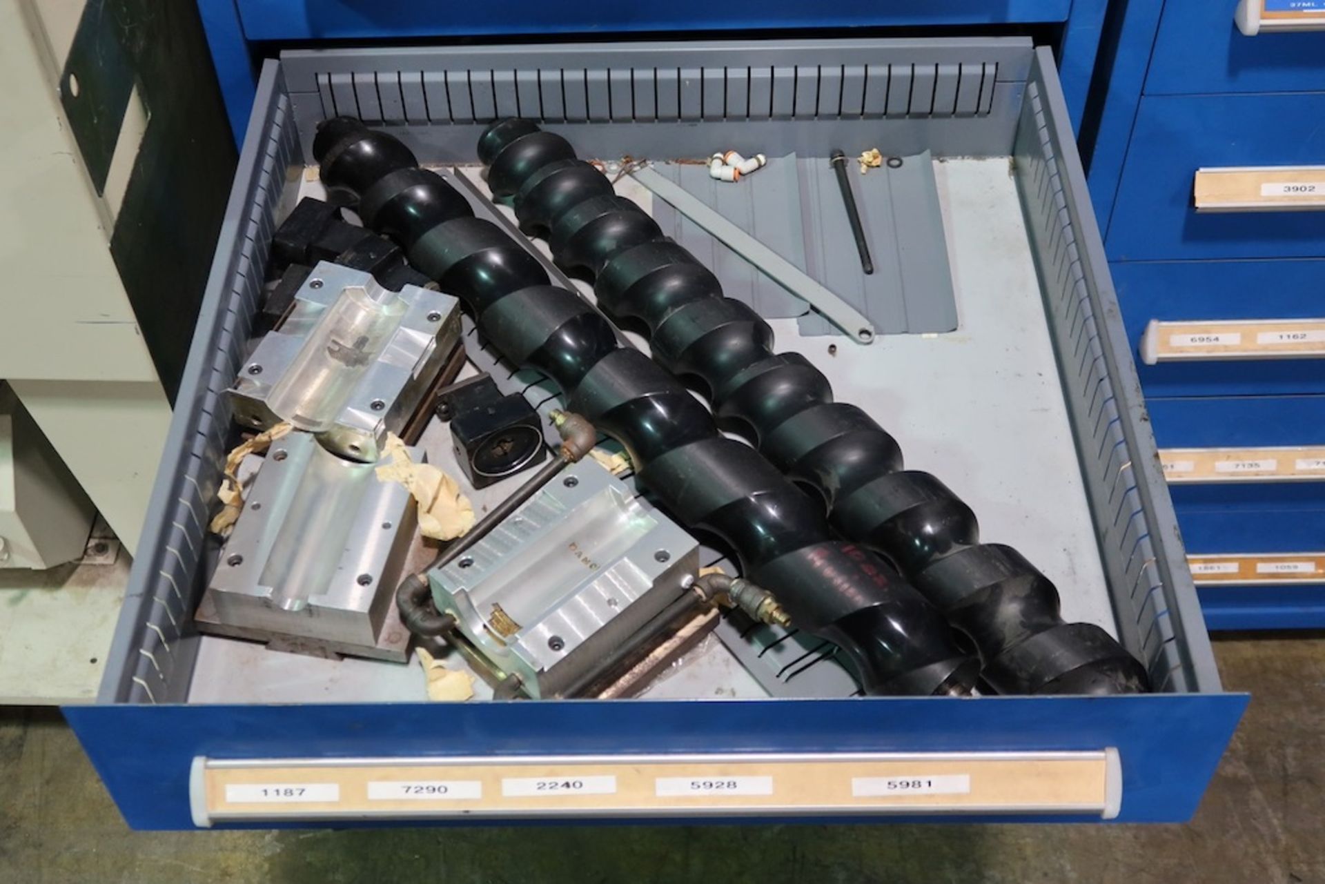 Vidmar 8-Drawer Heavy Duty Storage Cabinet with Misc. HSM Dies, Etc. - Image 5 of 9