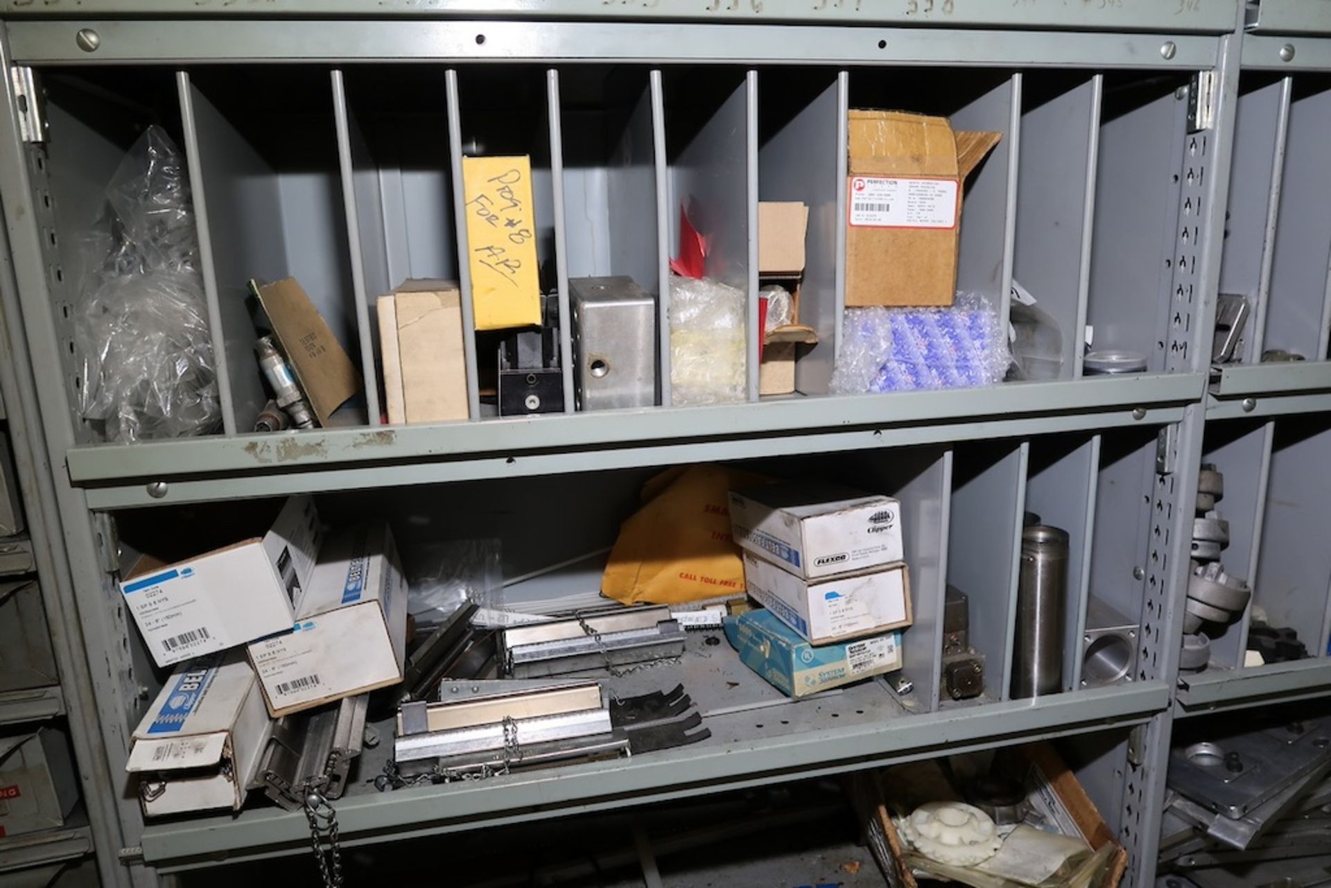 Contents of Maint. Cage, Including (15) Sections of Racking, of Misc Machine Spare Parts, Etc. - Image 22 of 50