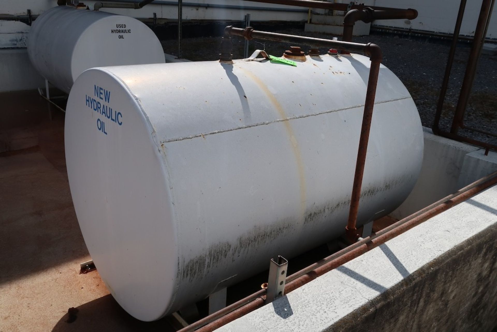 Steel Horizontal Hydraulic Oil Tank, 72" x 48" Dia.