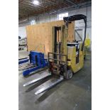 Yale 2500-Lb. 24V Electric Stand-Up Fork Lift Truck