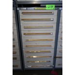 Vidmar 10-Drawer Heavy Duty Storage Cabinet with Misc. Spare Parts, Valves, Starters, Etc.