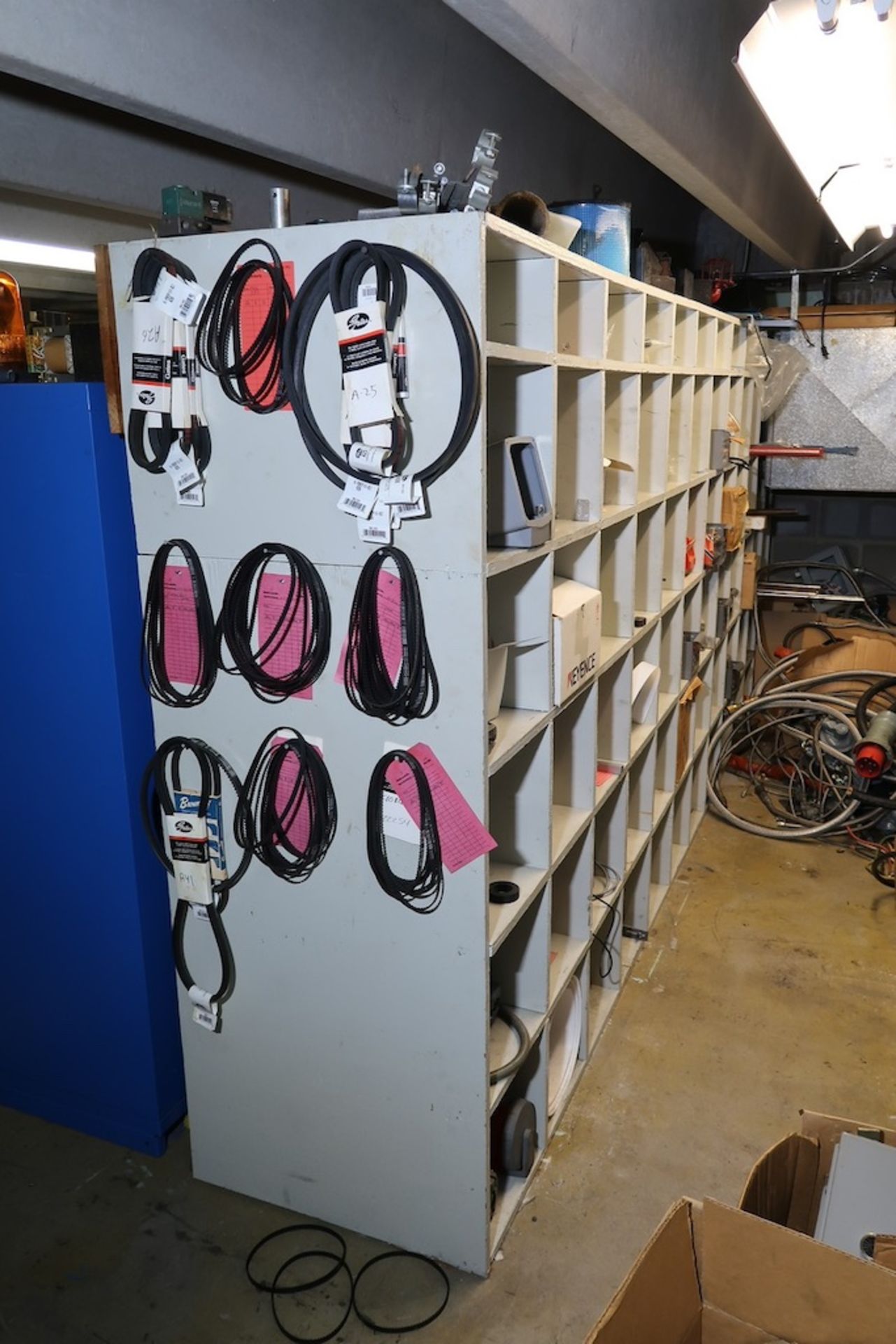 Contents of Parts Storage Mezzanine, Including (18) Stanley Vidmar Heavy Duty Storage Cabinets, Shel - Image 50 of 111