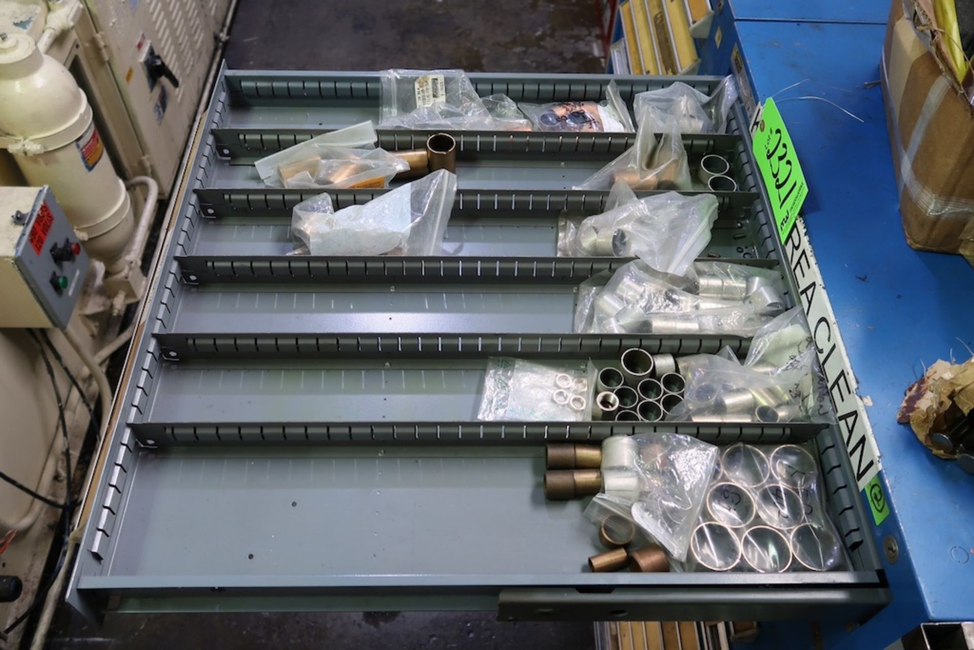 Vidmar 12-Drawer Heavy Duty Storage Cabinet with Misc. Machine Parts, Etc. - Image 2 of 12